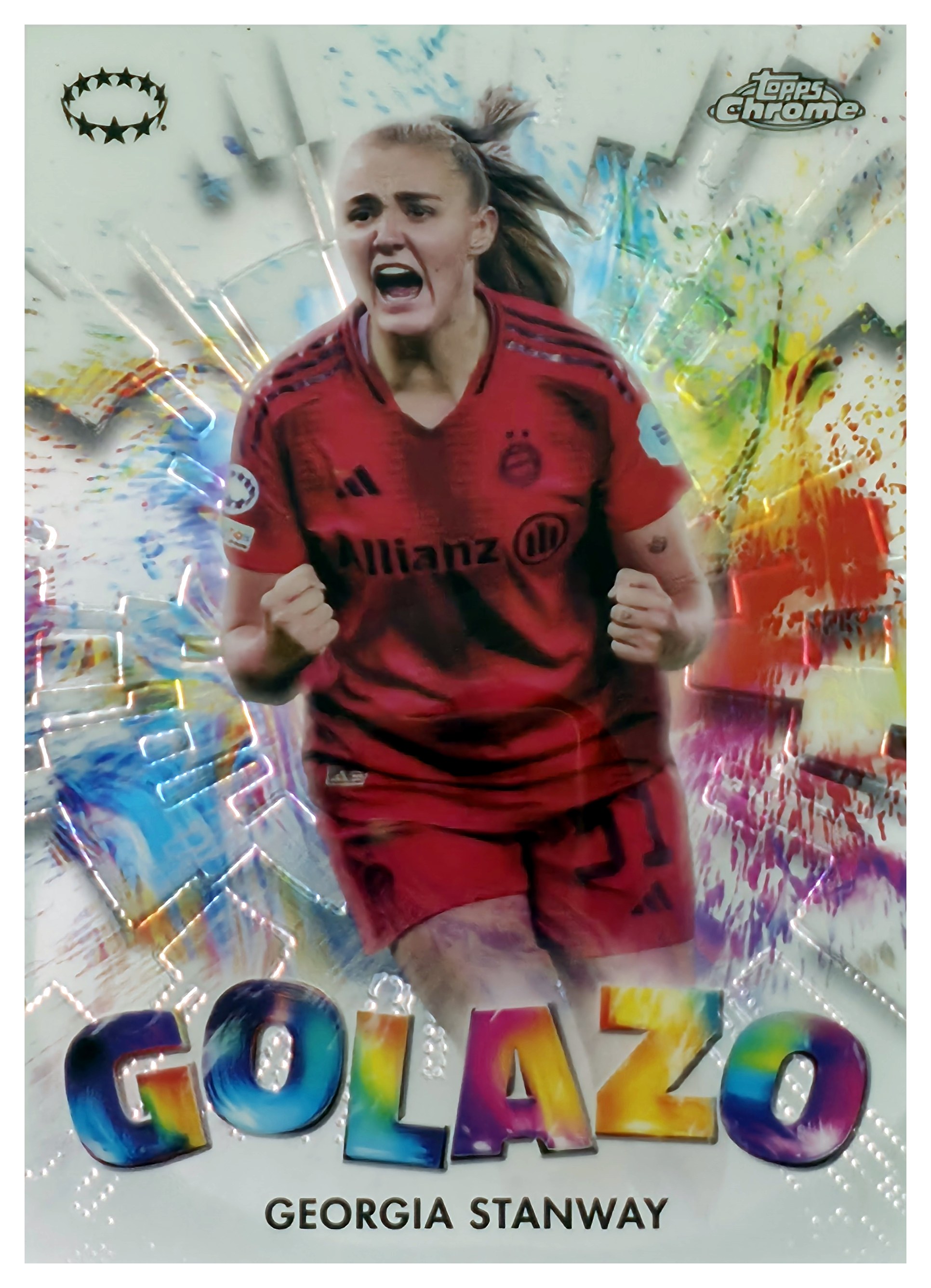 Georgia Stanway - Topps Chrome UEFA Women's Champions League Golazo 2024-25, Nr. G-13 – Insert (Art.-Nr. SG110942)