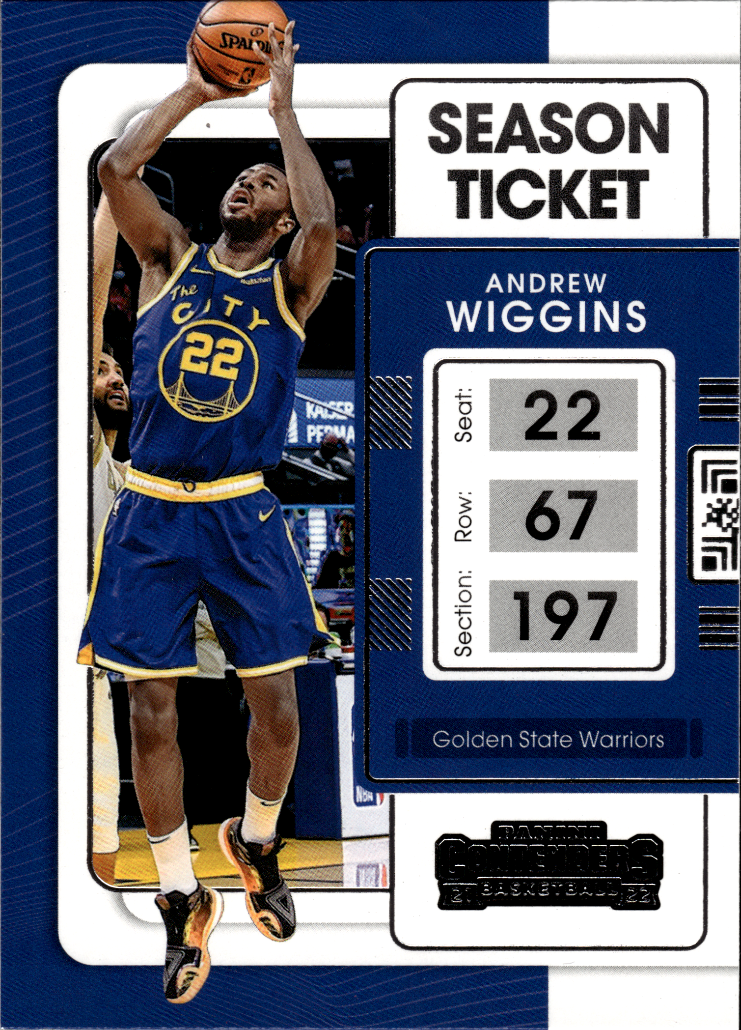 Andrew Wiggins - Panini Contenders Season Ticket 2021-22, Nr. 50 (Art.-Nr. SG103752)