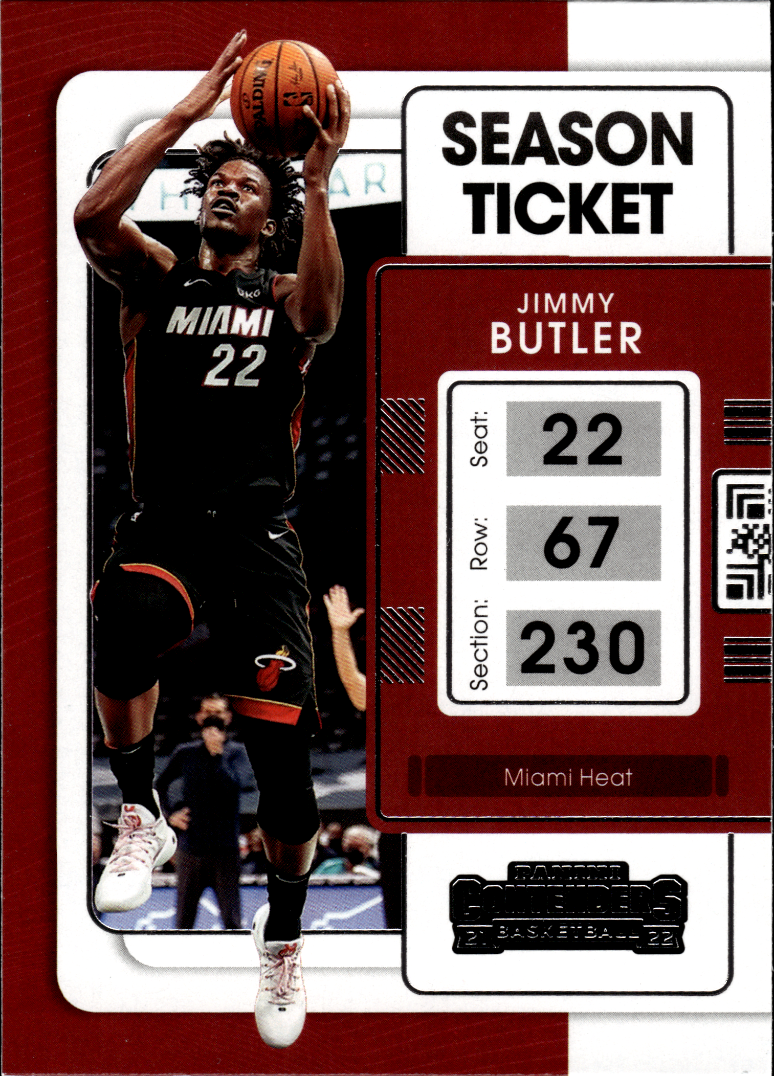 Jimmy Butler - Panini Contenders Season Ticket 2021-22, Nr. 53 (Art.-Nr. SG103735)