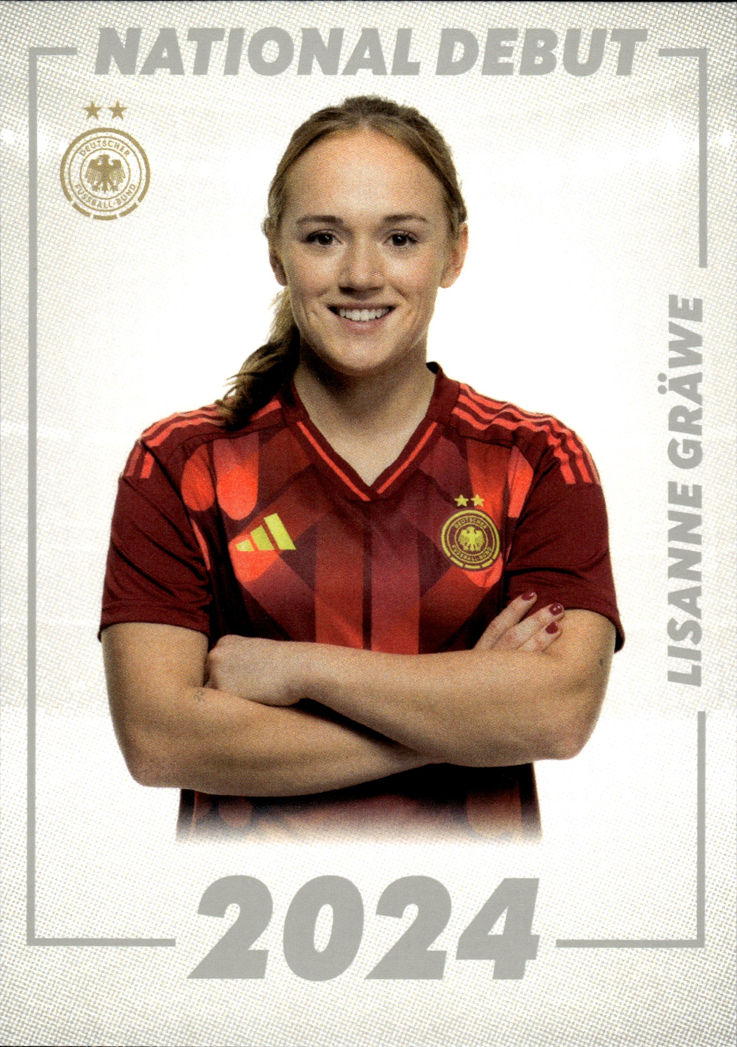 Lisanne Gräwe - Panini DFB-Frauen Team-Set National Debut 2025, Nr. DEB-10 – Insert (Art.-Nr. SG109820)