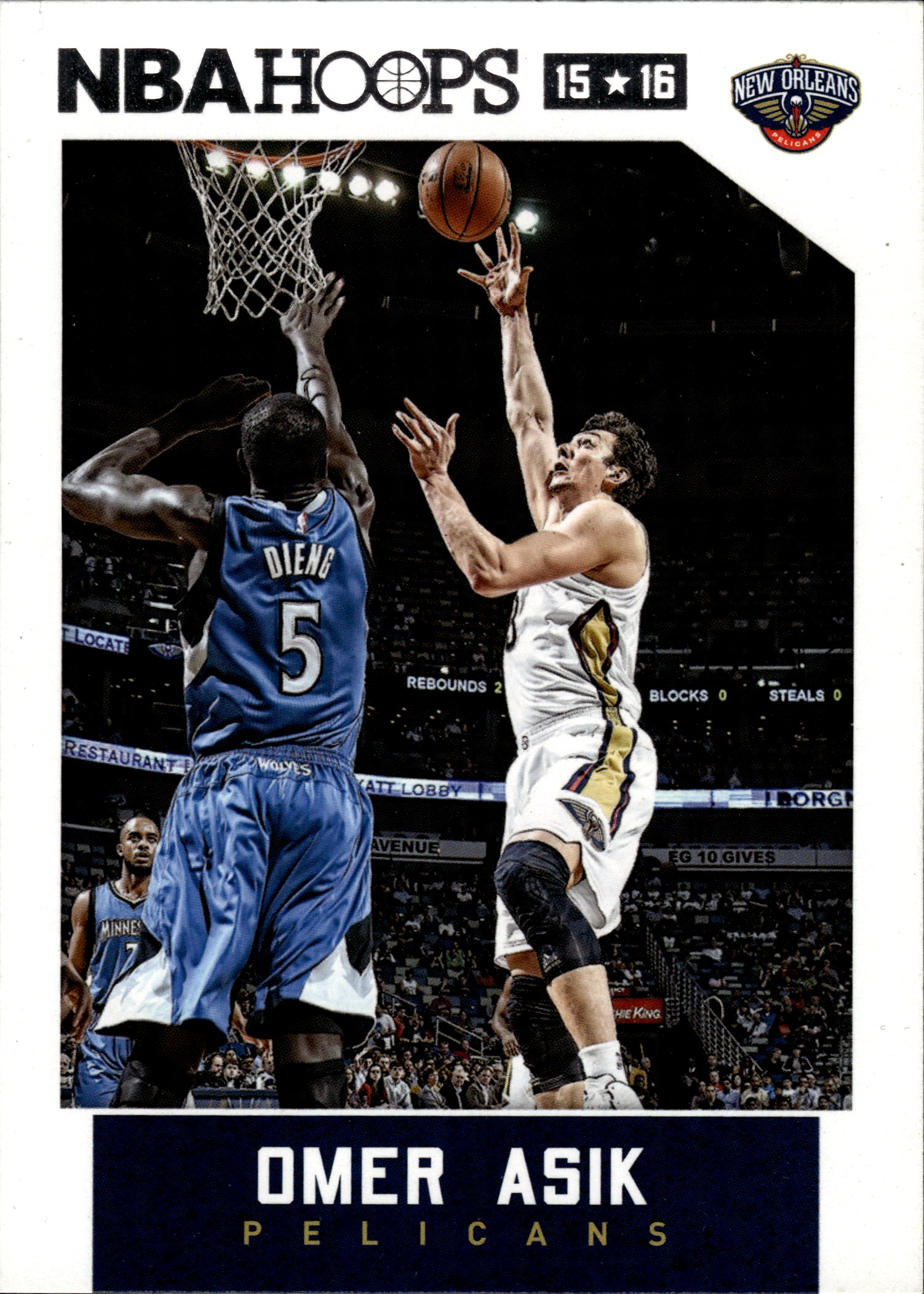 Omer Asik - Panini Hoops Base Set 2015-16, Nr. 156 (Art.-Nr. SG108483)