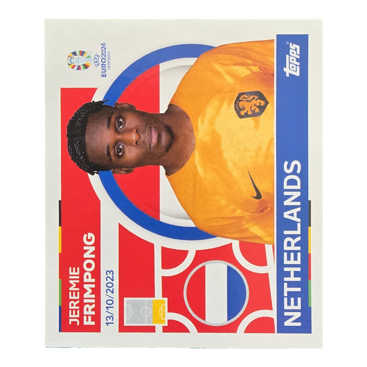 Jeremie Frimpong - Niederlande, UEFA Euro 2024, Nr. NED5
