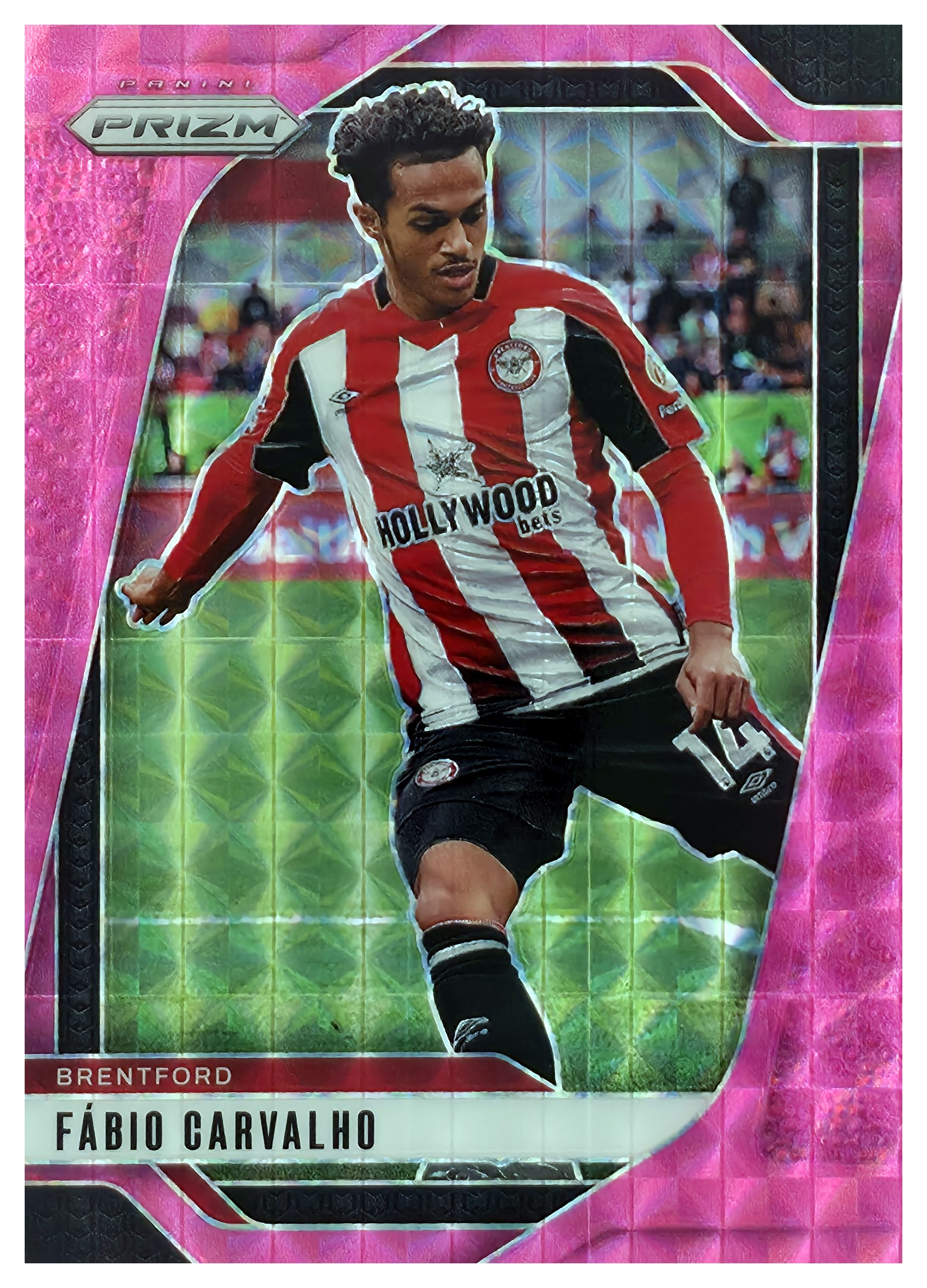 Fábio Carvalho - Panini Prizm Premier League Base Set 2024-25, Nr. 247 – Pink Mosaic (Art.-Nr. SG108177)