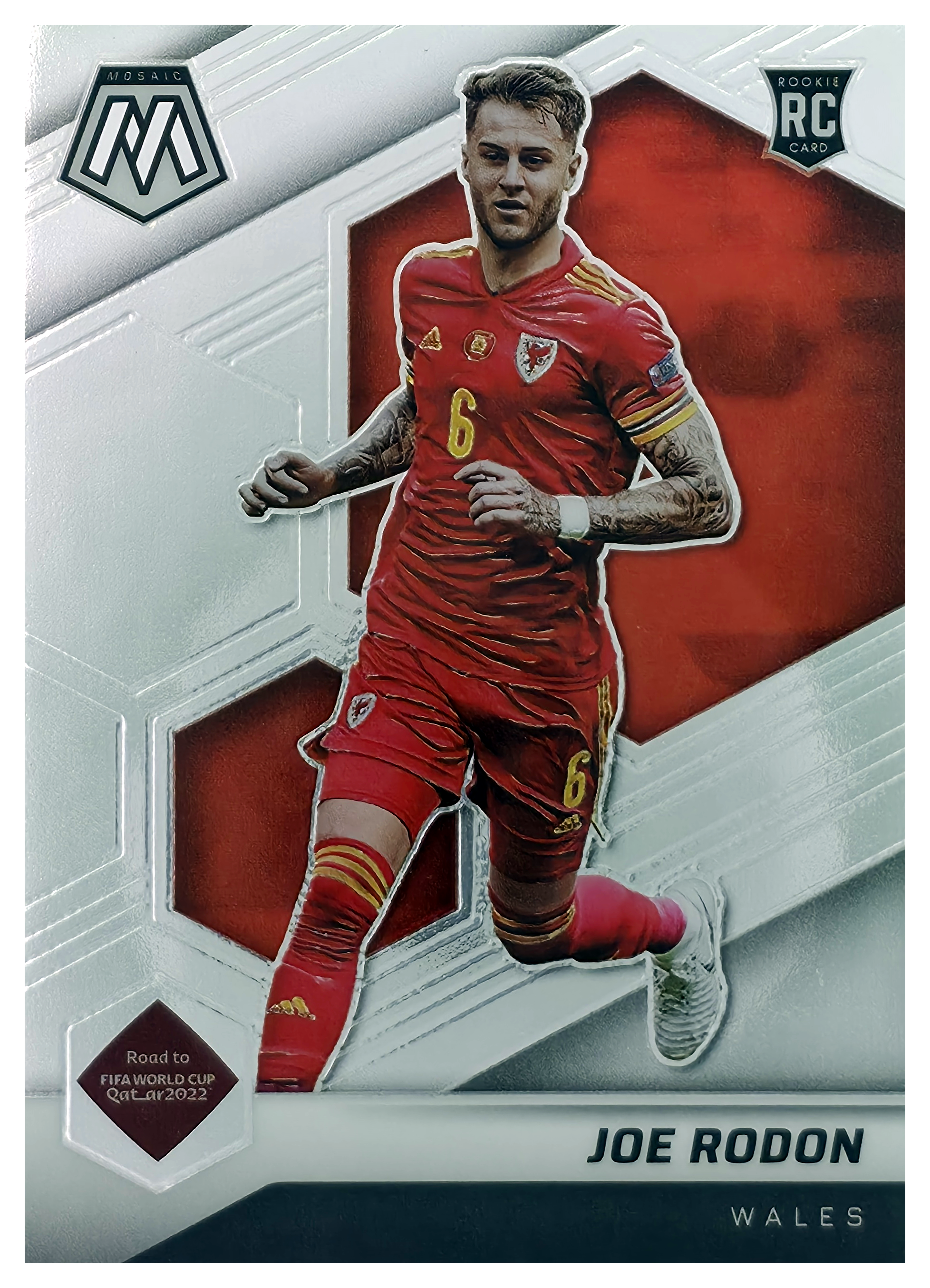 Joe Rodon - Panini Mosaic FIFA Road to World Cup Base Set 2021-22, Nr. 85 – Rookie Card (Art.-Nr. SG105938)