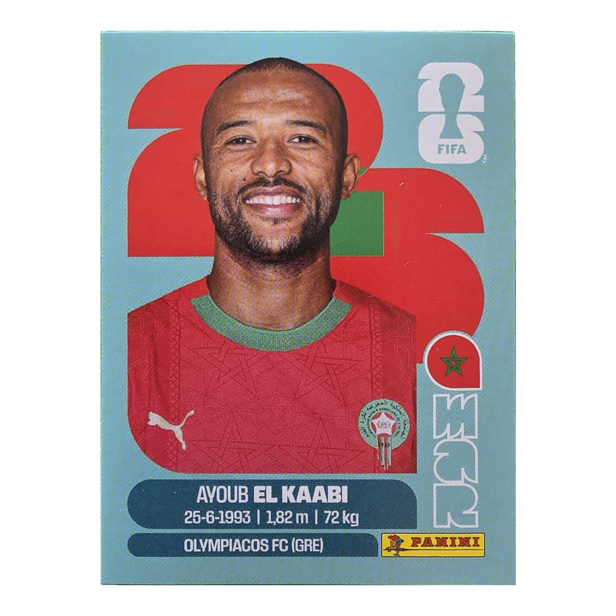 Ayoub El Kaabi - Marokko, FIFA WM 2026, Nr. MAR20