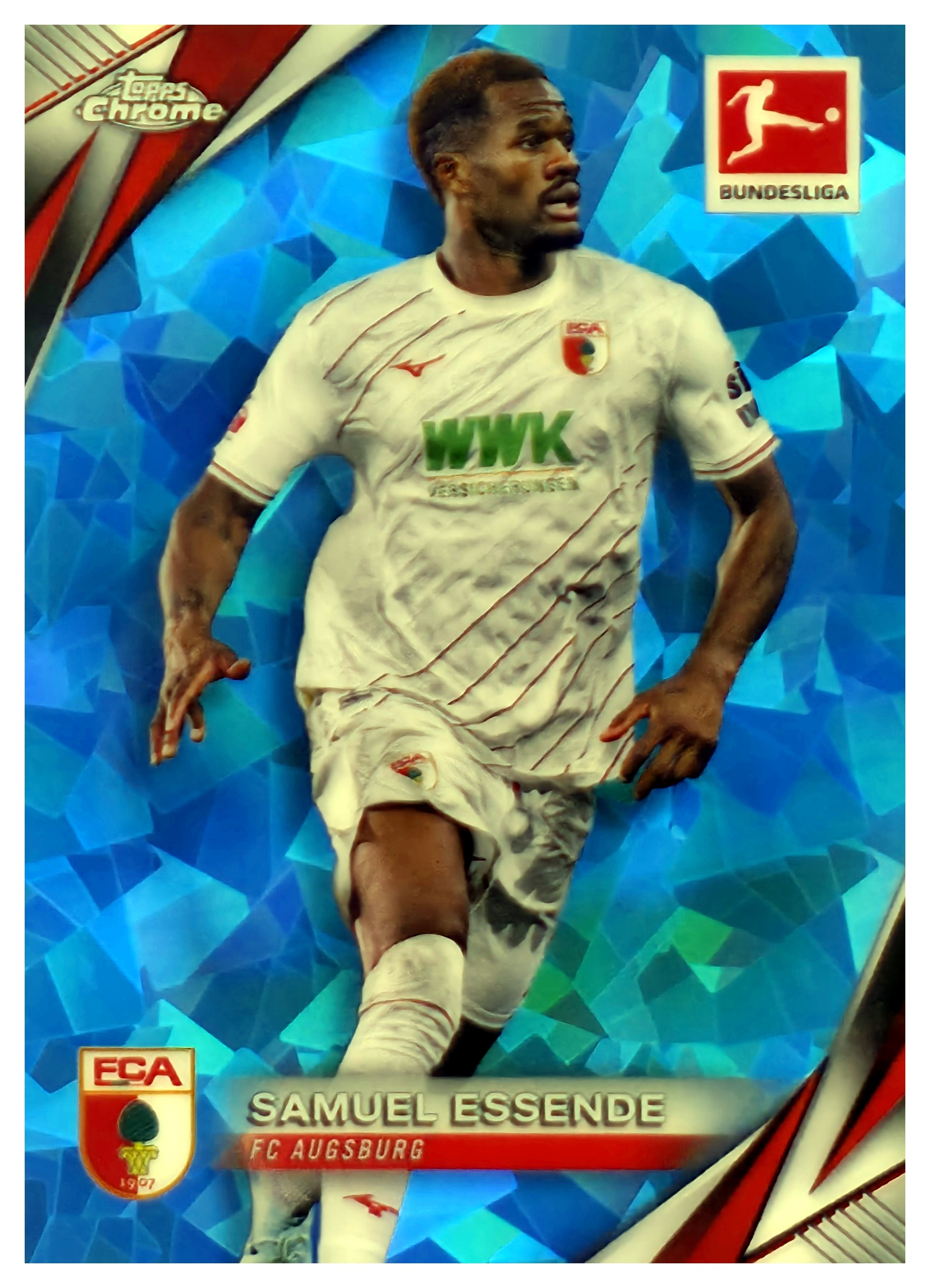 Samuel Essende - Topps Chrome Sapphire Bundesliga Base Set 2024-25, Nr. 6 (Art.-Nr. SG108059)