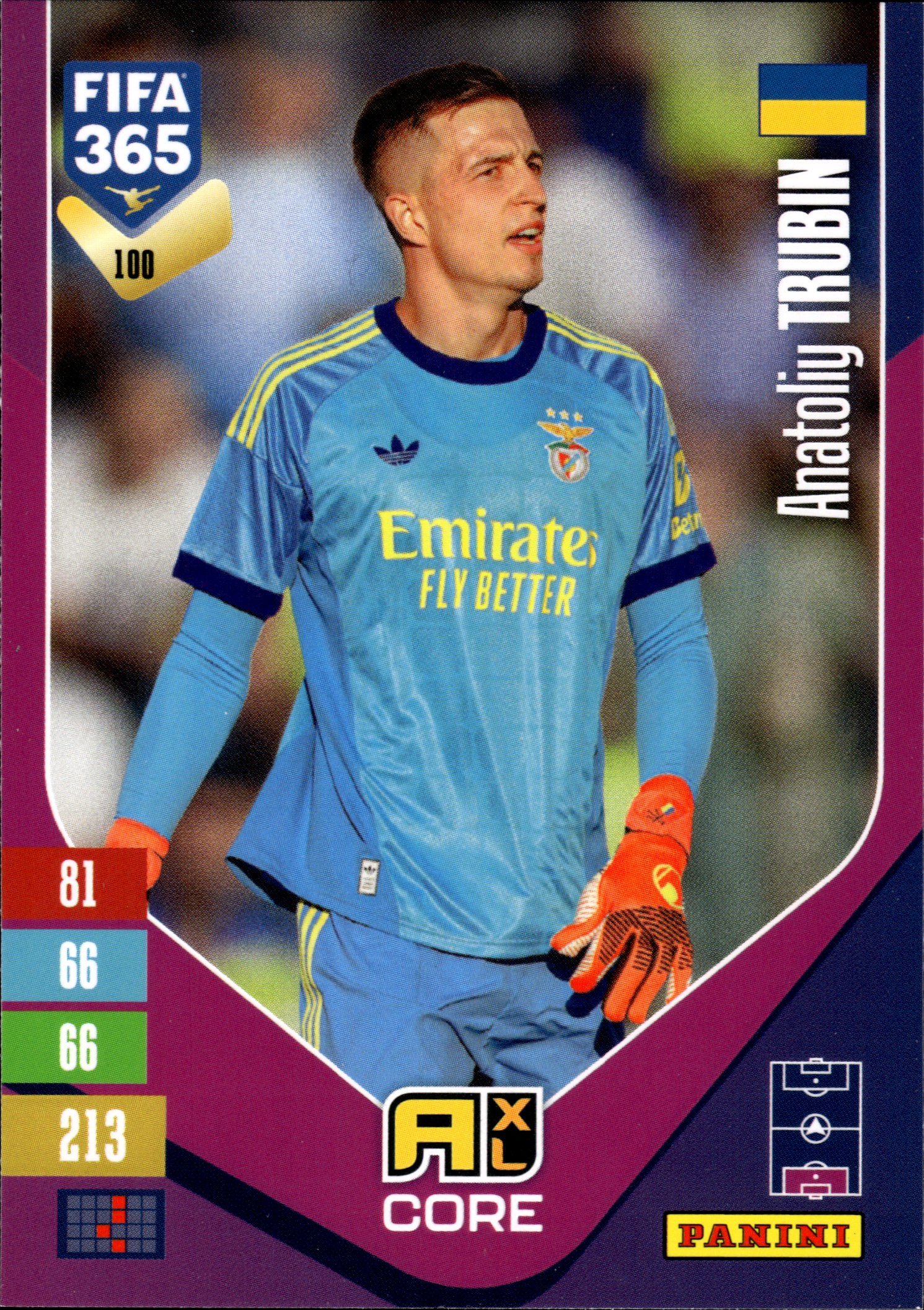 Anatoliy Trubin - Panini Adrenalyn XL FIFA 365 Base Set 2026-27, Nr. 100 (Art.-Nr. SG110182)