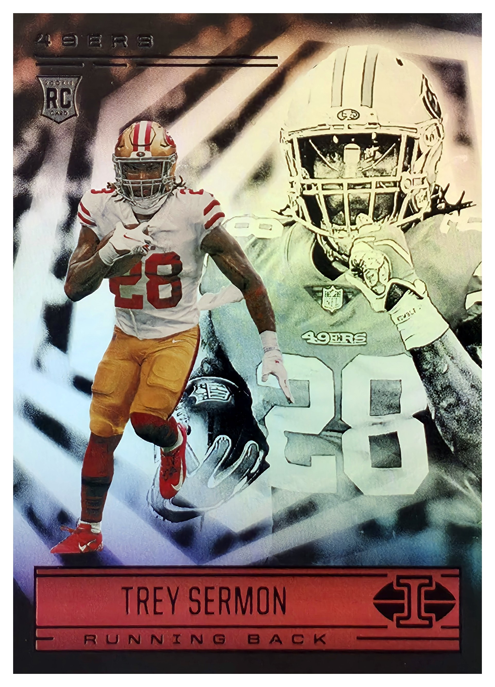 Trey Sermon - Panini Illusions Base Set 2021, Nr. 82 – Rookie Card (Art.-Nr. SG106675)