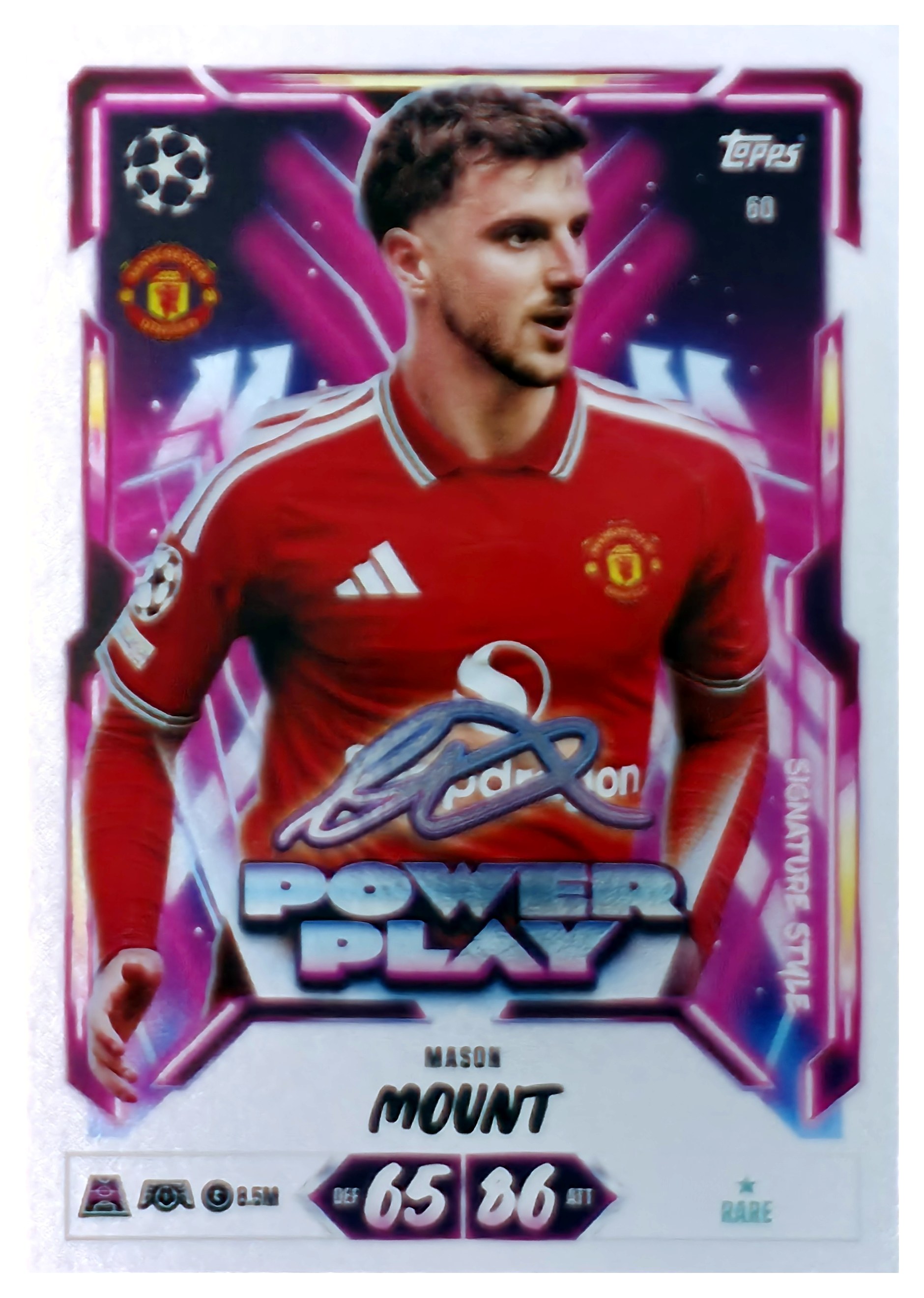 Mason Mount - Topps Match Attax UEFA Club Competitions Power Play Signature Style 2026-27, Nr. 60 (Art.-Nr. SG107571)