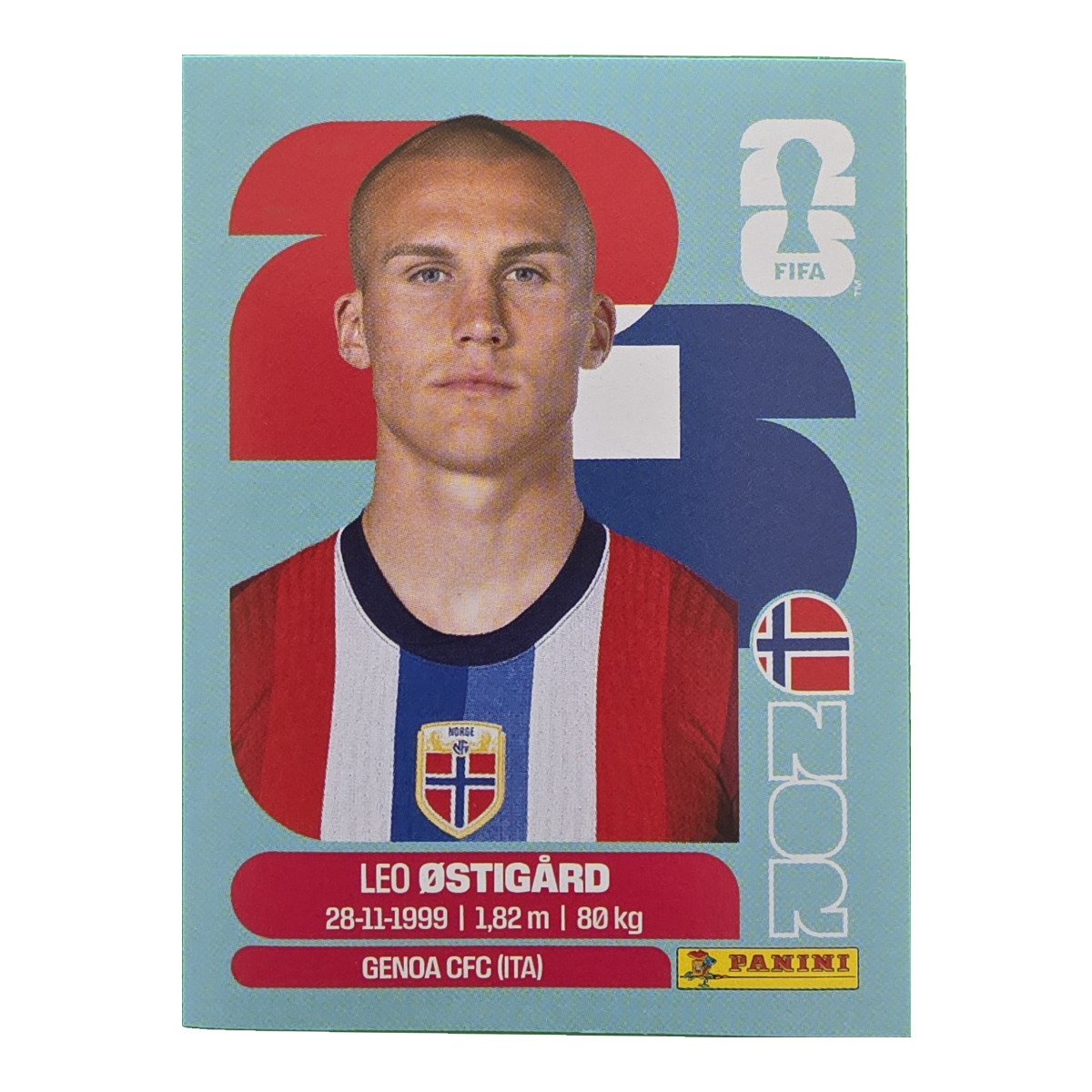 Leo Ostigård - Norwegen, FIFA WM 2026, Nr. NOR4