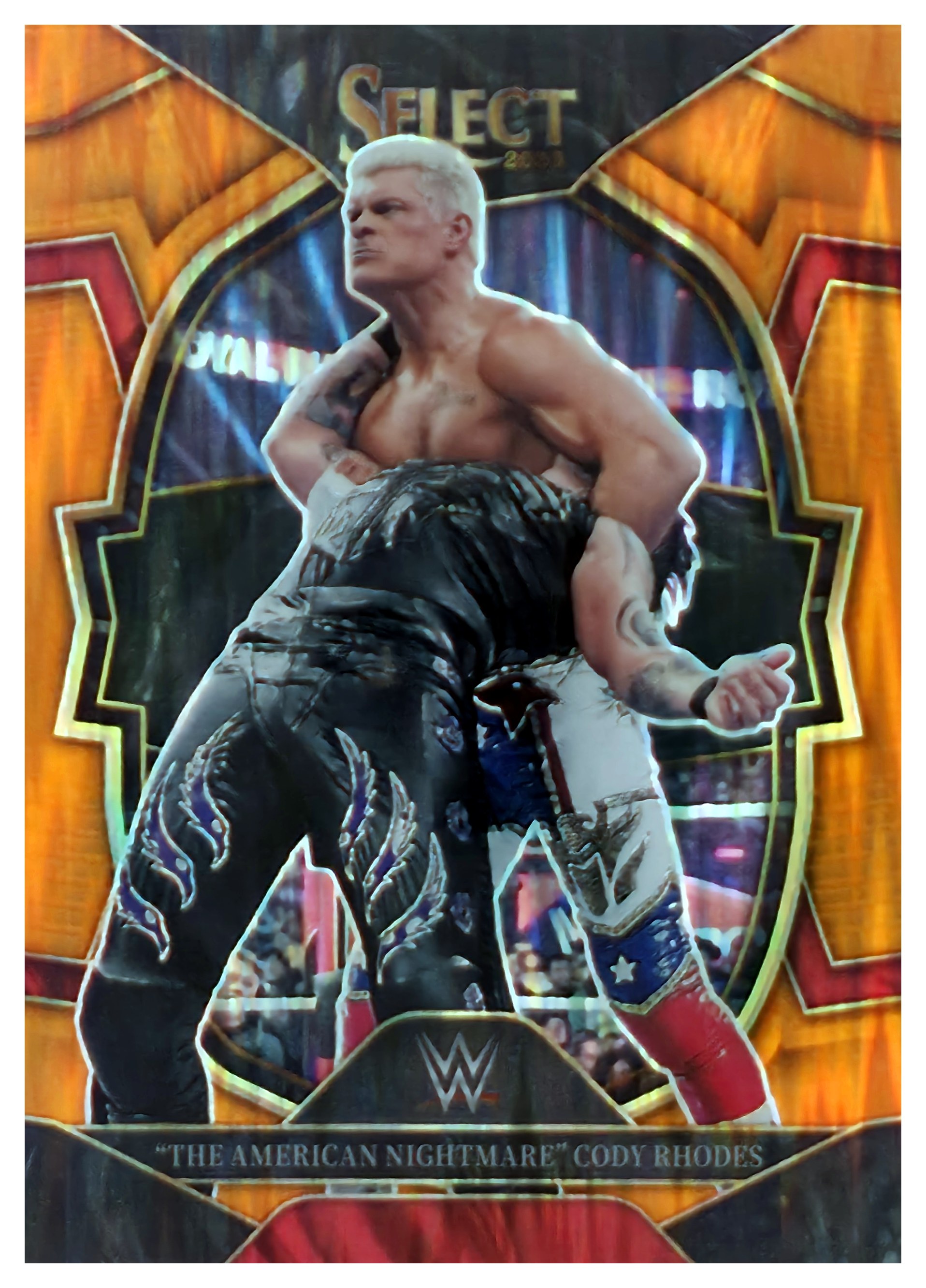 Cody Rhodes - Panini Select Concourse 2023, Nr. 28 – Orange Flash (Art.-Nr. SG108695)