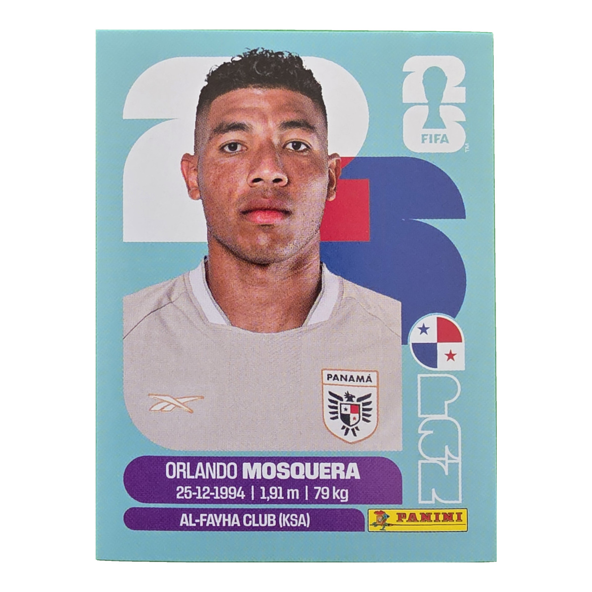 Orlando Mosquera - Panama, FIFA WM 2026, Nr. PAN2