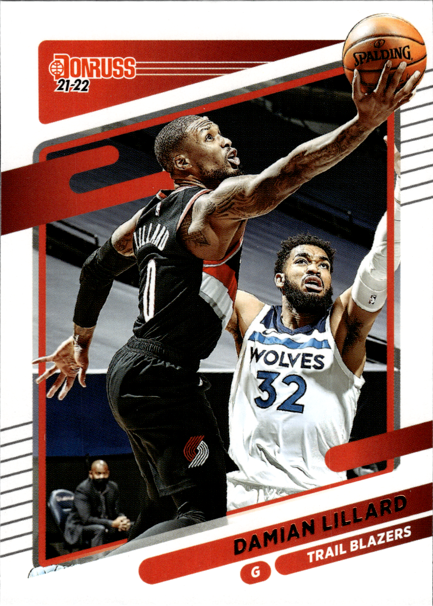 Damian Lillard - Panini Donruss Base Set 2021-22, Nr. 96 (Art.-Nr. SG105759)