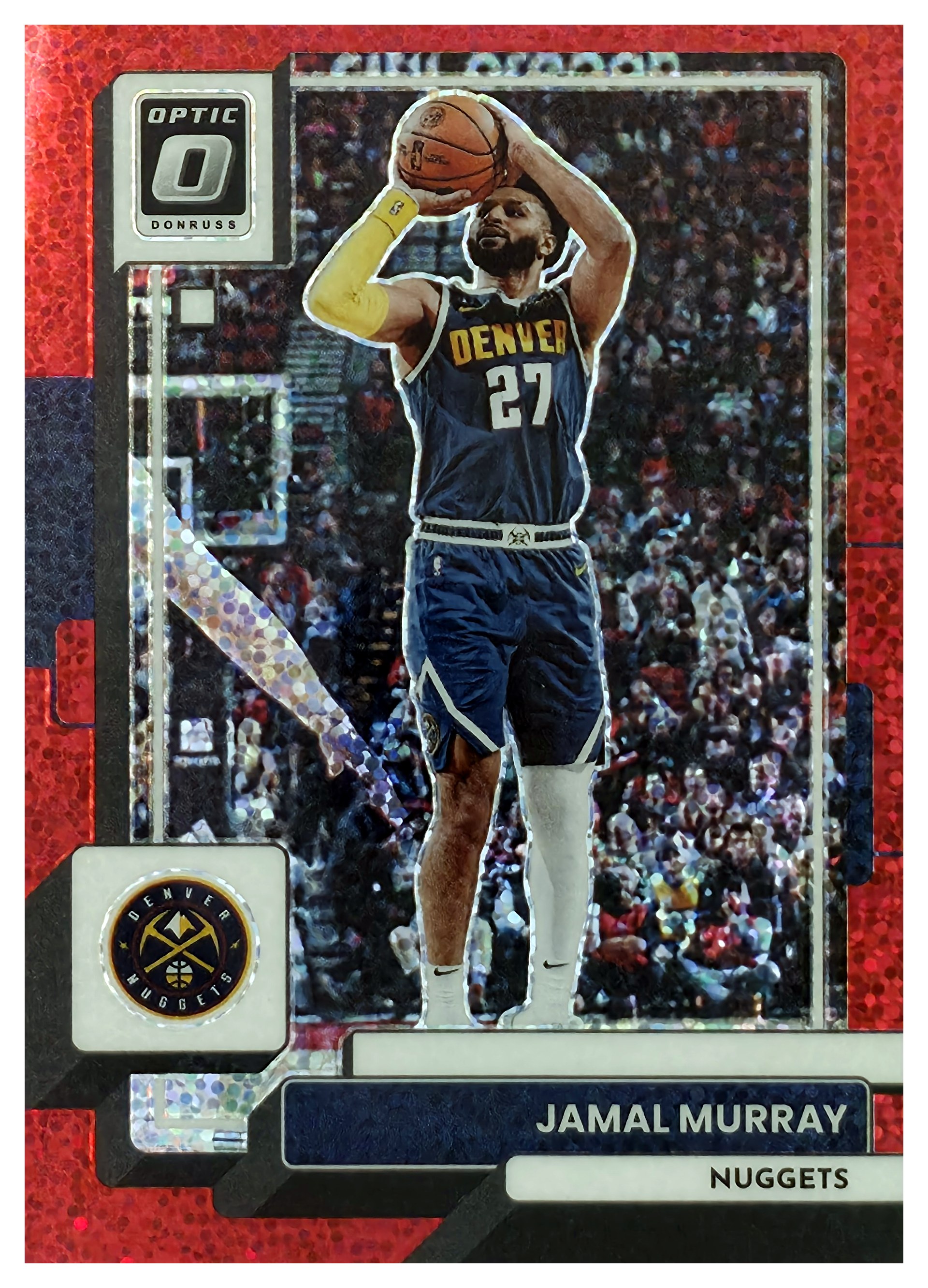 Jamal Murray - Panini Donruss Optic Base Set 2022-23, Nr. 42 – Red Sparkle (Art.-Nr. SG108782)