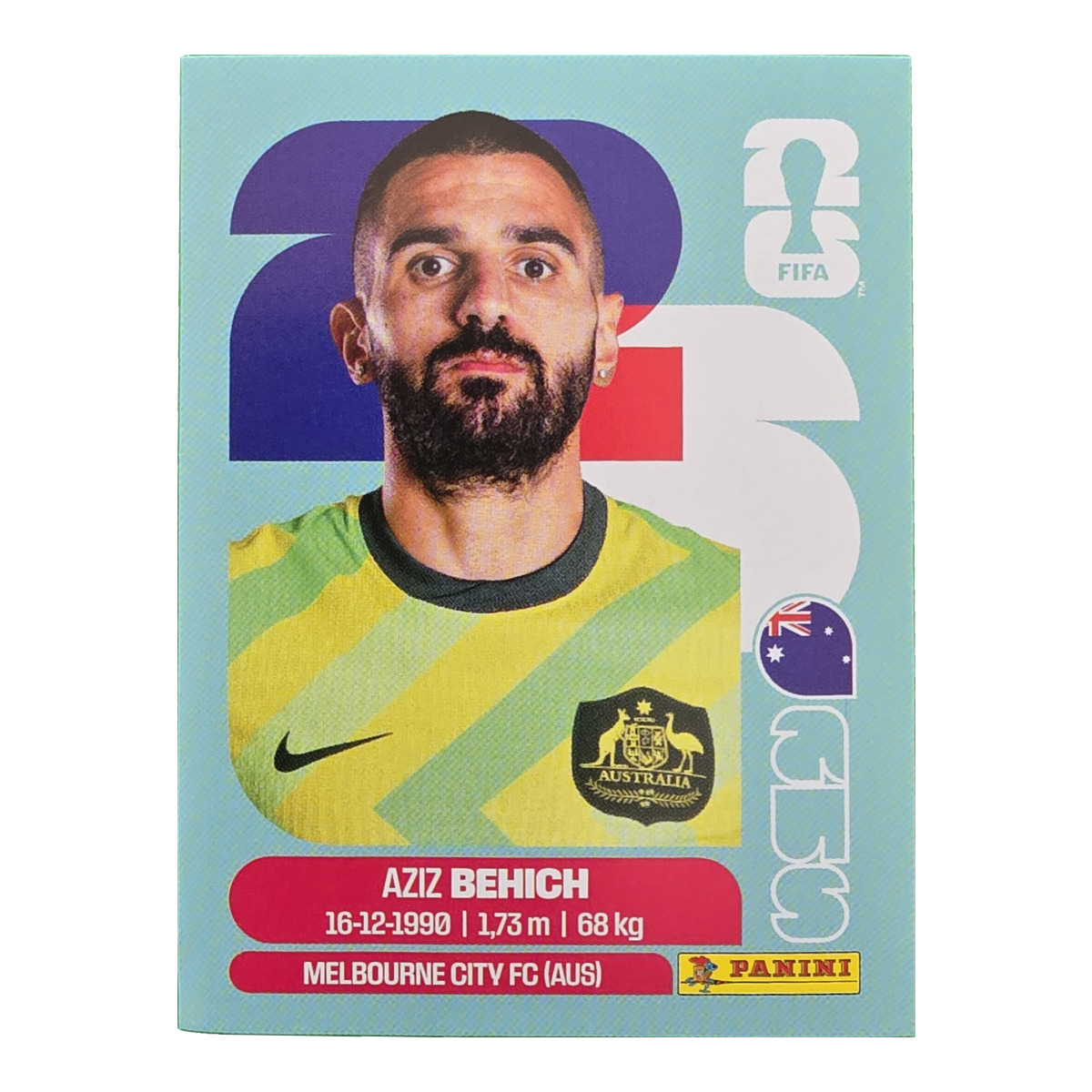Aziz Behich - Australien, FIFA WM 2026, Nr. AUS7