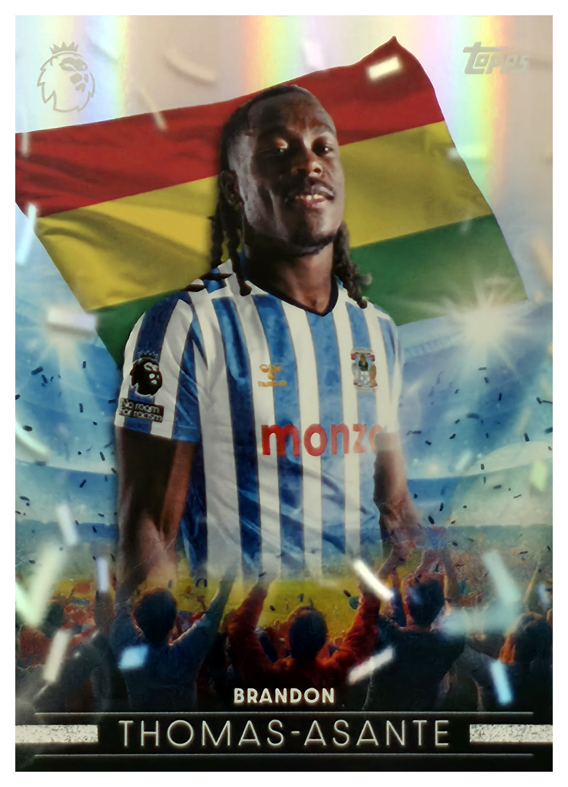 Brandon Thomas-Asante - Topps Flagship Premier League Flying the Flag 2026-27, Nr. FF 25 – Insert (Art.-Nr. SG110993)