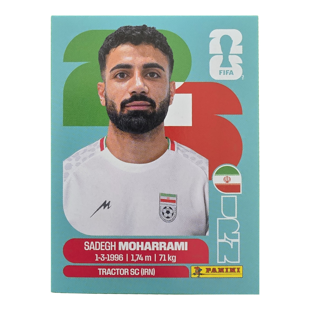 Sadegh Moharrami - Iran, FIFA WM 2026, Nr. IRN9