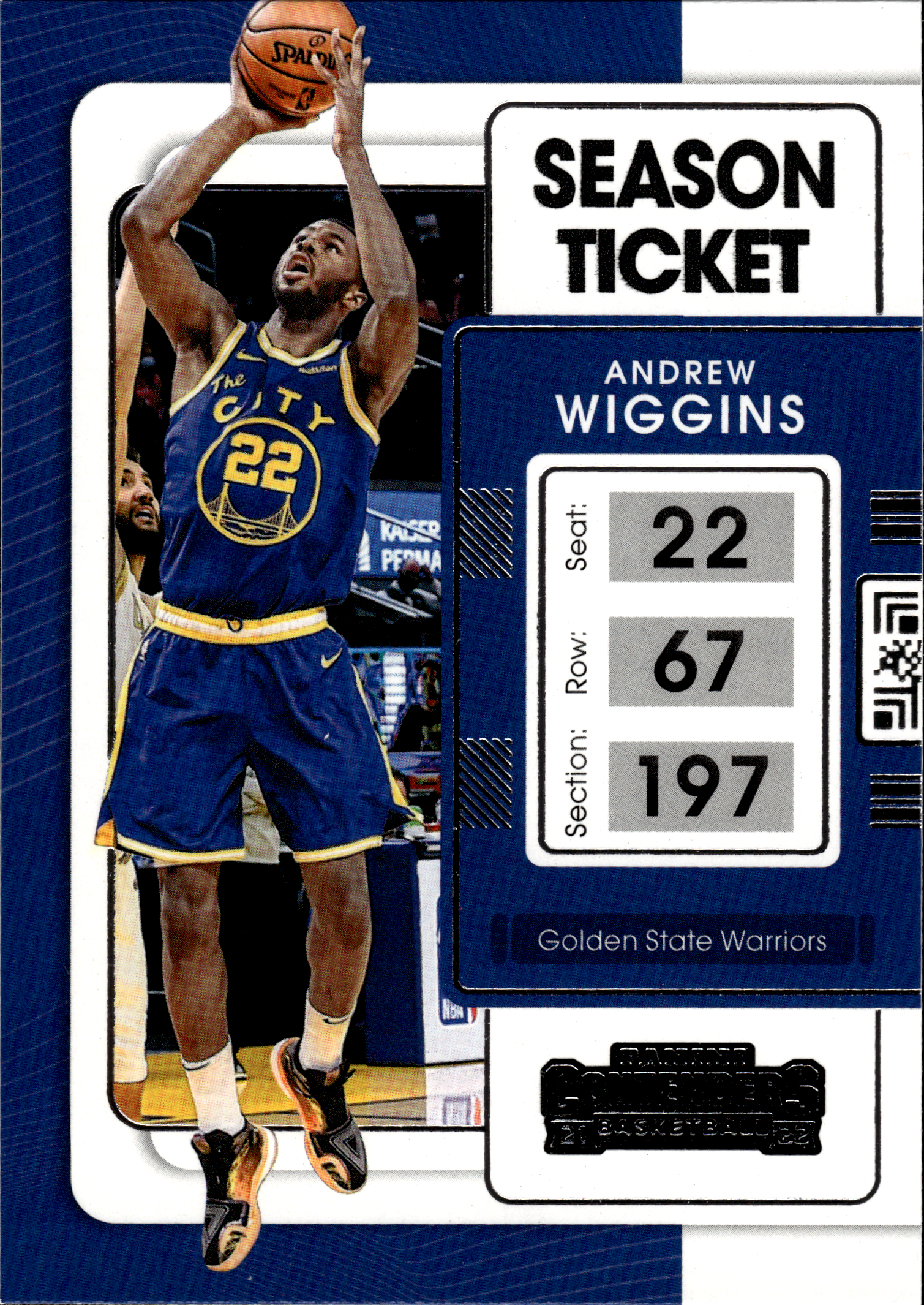 Andrew Wiggins - Panini Contenders Season Ticket 2021-22, Nr. 50 (Art.-Nr. SG103682)