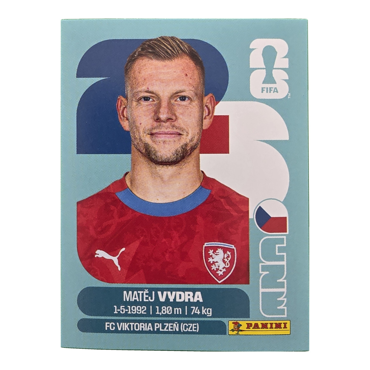 Matej Vydra - Tschechische Republik, FIFA WM 2026, Nr. CZE15