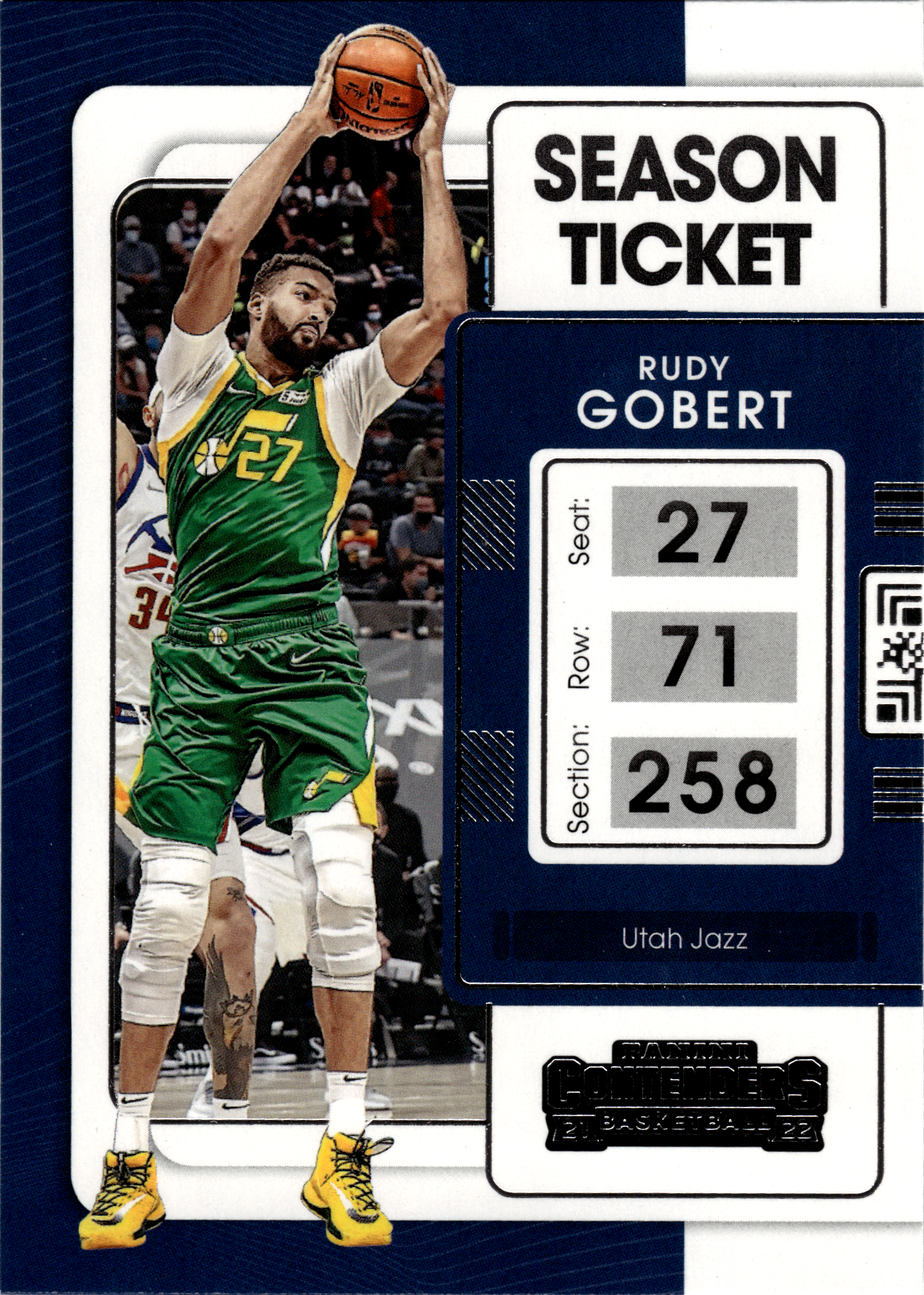 Rudy Gobert - Panini Contenders Season Ticket 2021-22, Nr. 61 (Art.-Nr. SG103542)