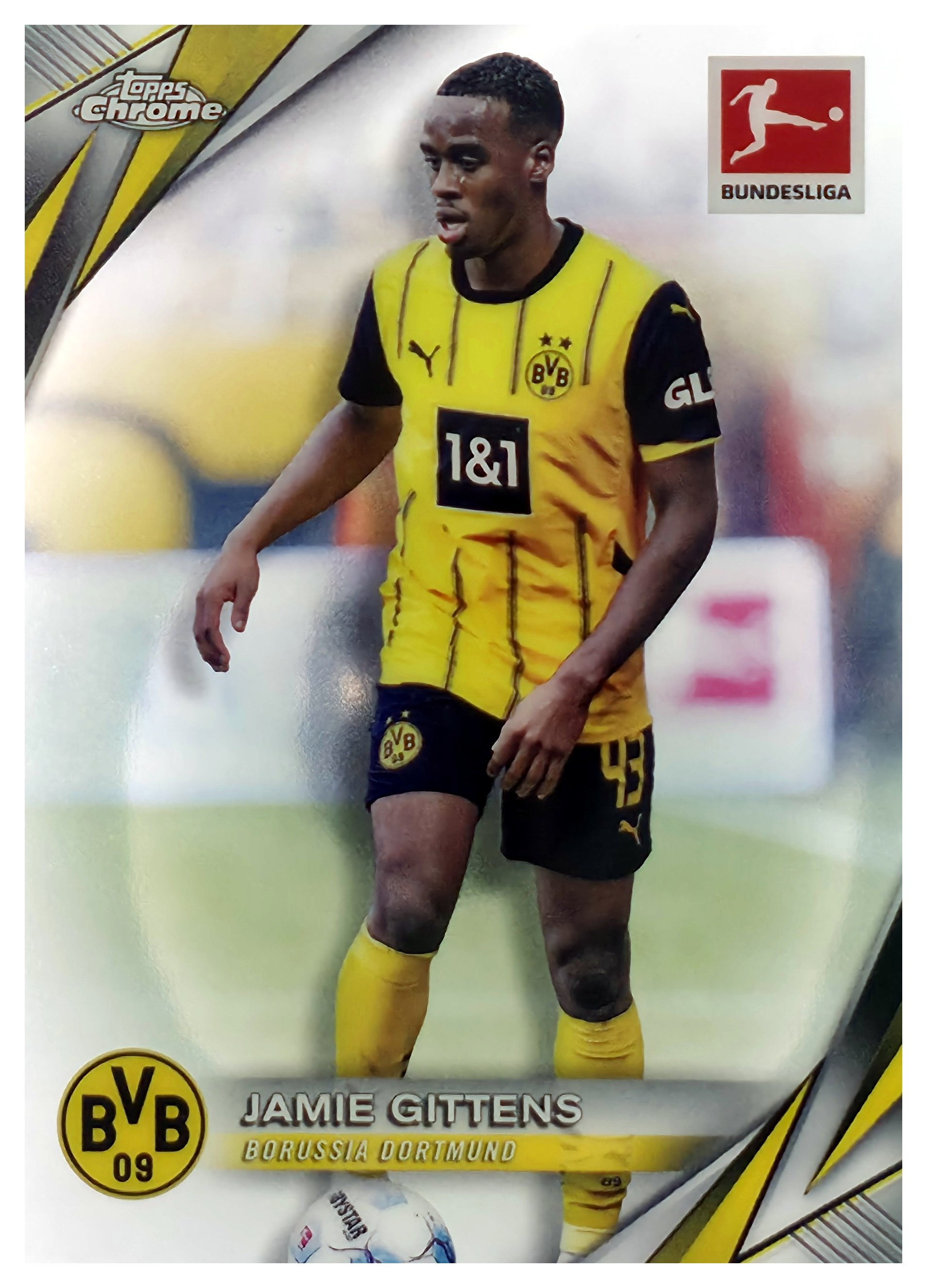 Jamie Gittens - Topps Chrome Bundesliga Base Set 2024-25, Nr. 26 (Art.-Nr. SG108023)