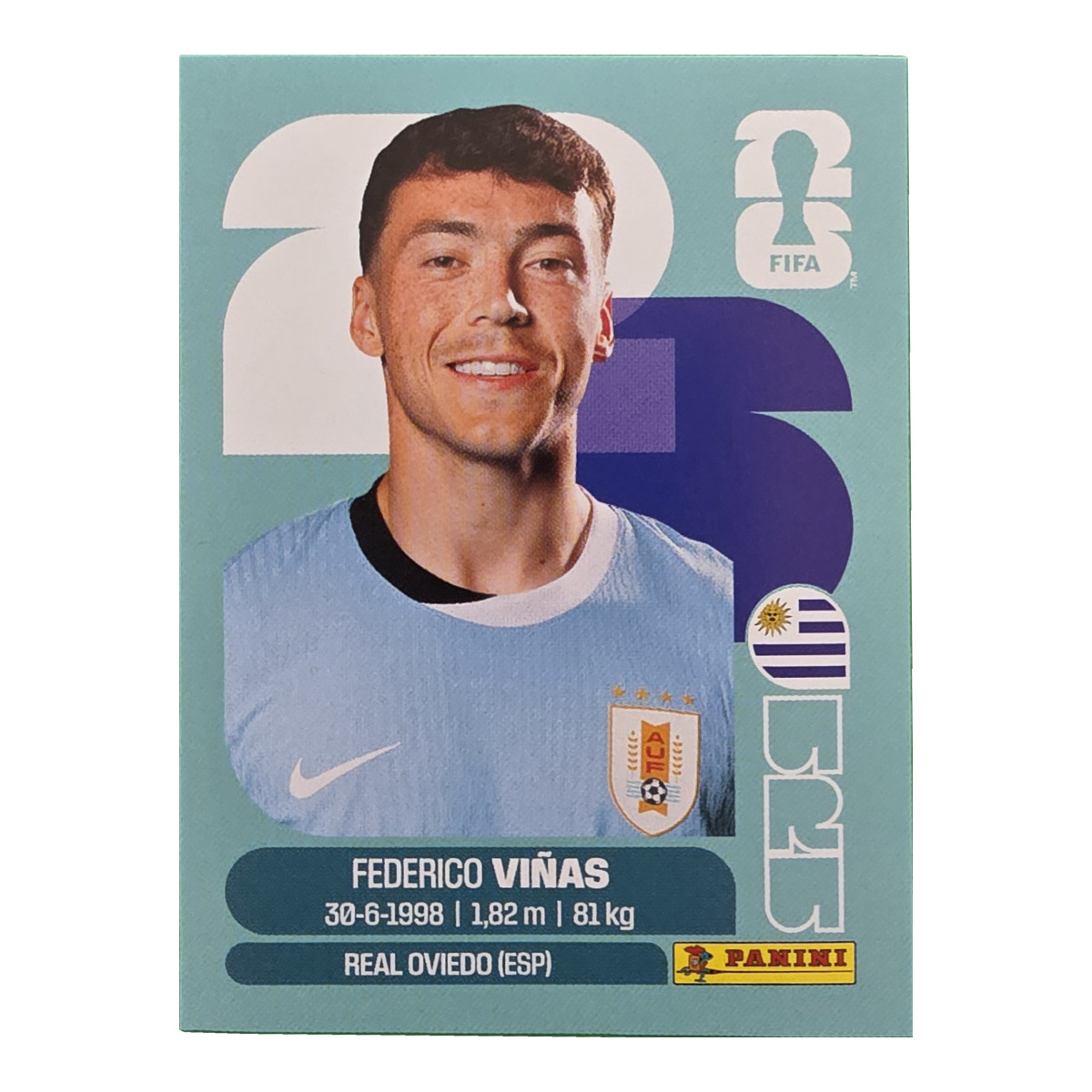 Federico Viñas - Uruguay, FIFA WM 2026, Nr. URU18