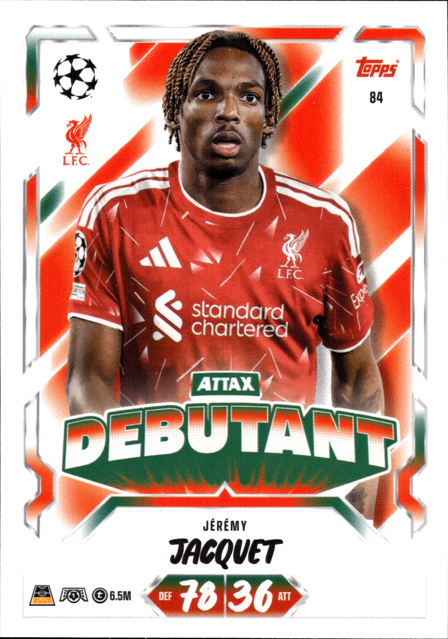 Jérémy Jacquet - Topps Match Attax UEFA Club Competitions Attax Debutant 2026-27, Nr. 84
