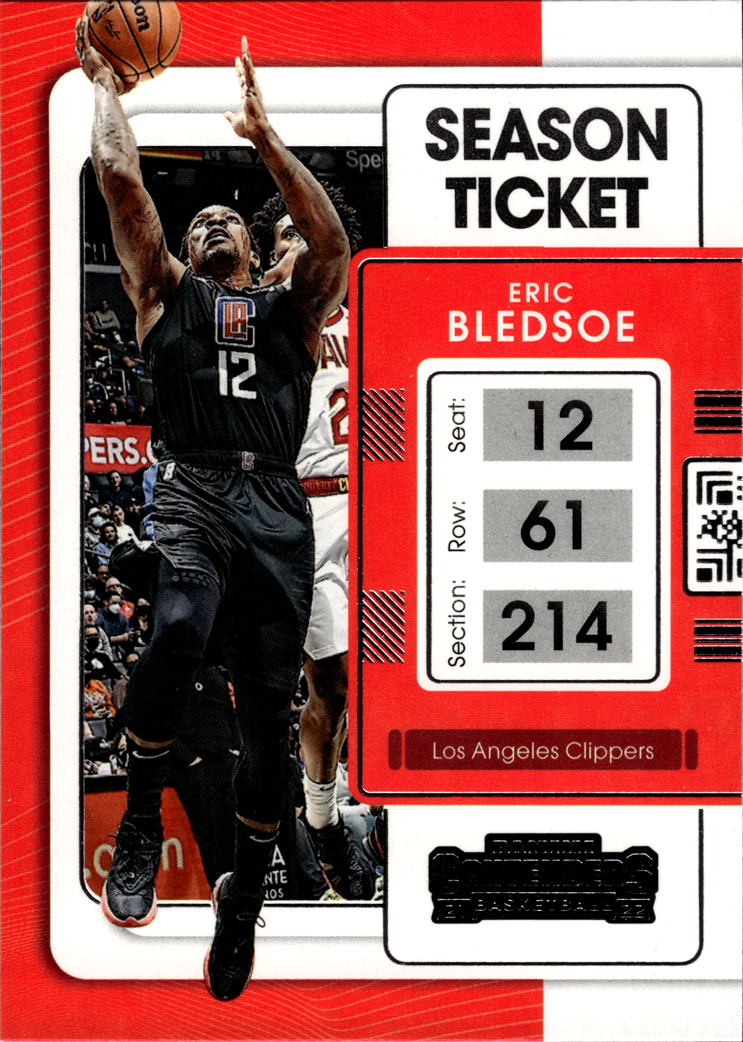 Eric Bledsoe - Panini Contenders Season Ticket 2021-22, Nr. 42 (Art.-Nr. SG103587)