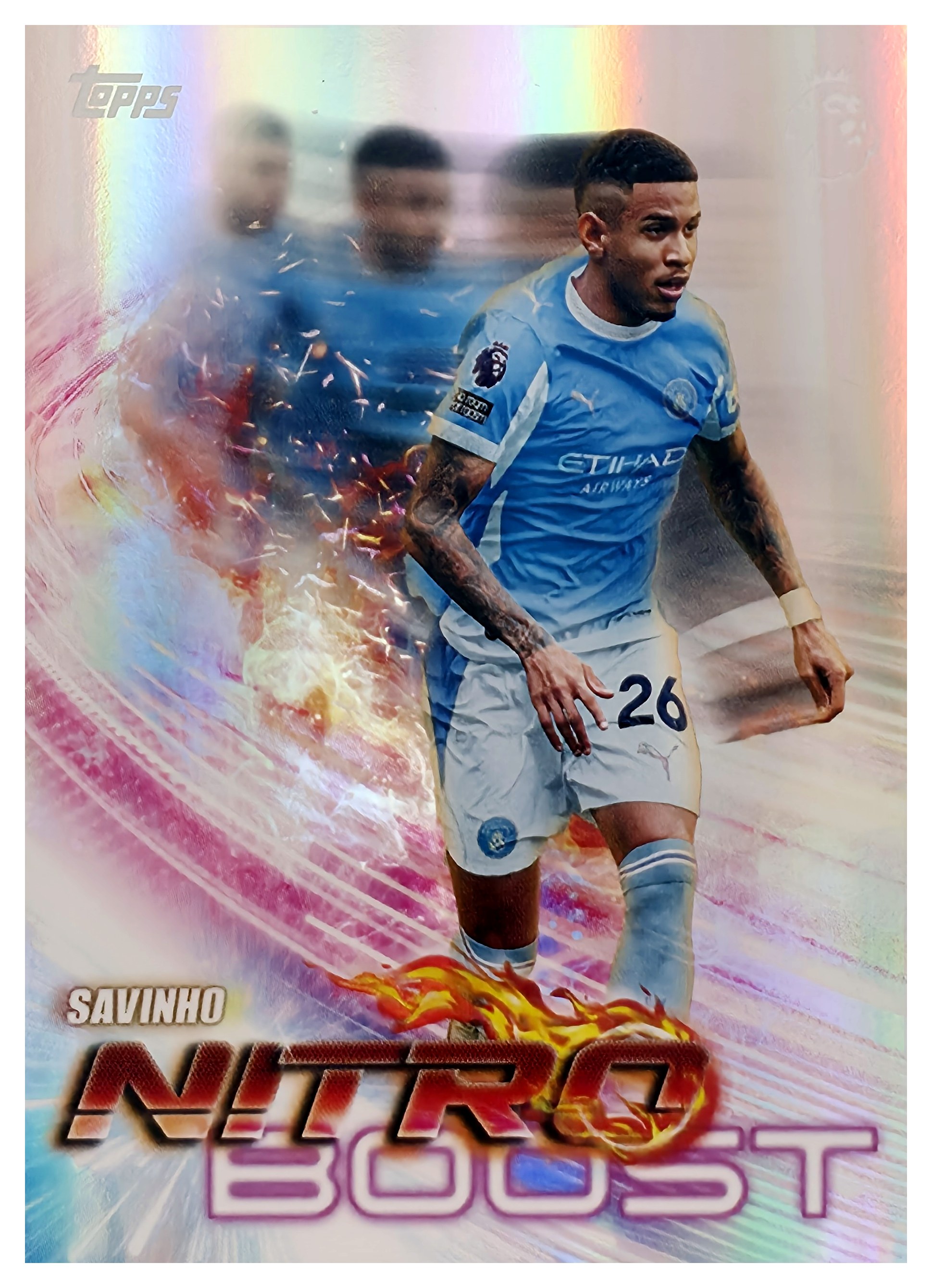 Savinho - Topps Flagship Premier League Nitro Boost 2026-27, Nr. NB 15 – Insert (Art.-Nr. SG109423)