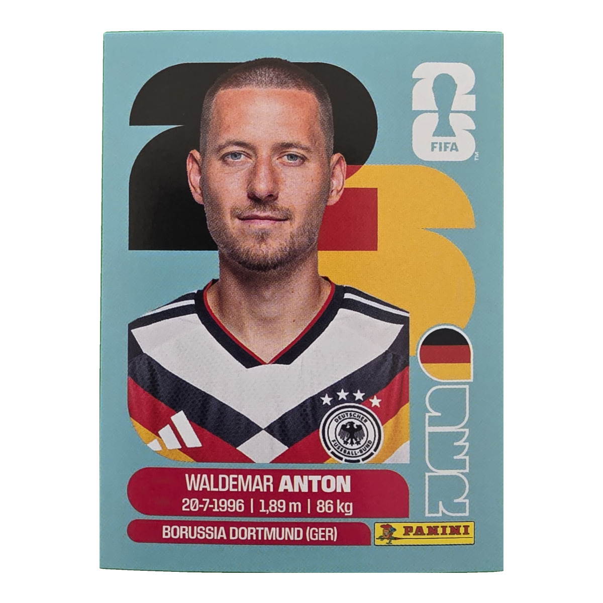 Waldemar Anton - Deutschland, FIFA WM 2026, Nr. GER7