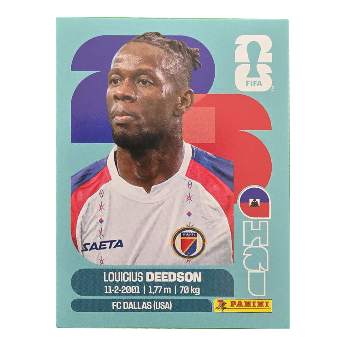 Louicius Deedson - Haiti, FIFA WM 2026, Nr. HAI19