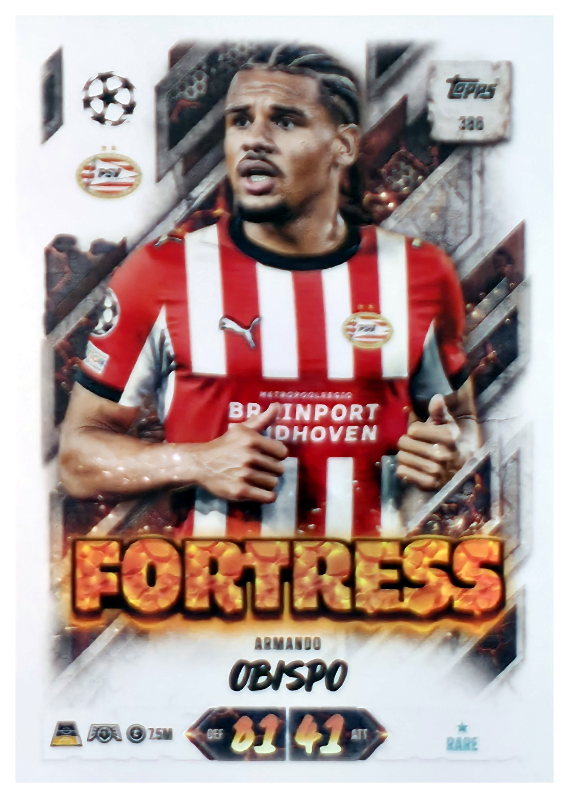 Armando Obispo - Topps Match Attax UEFA Club Competitions Fortress 2026-27, Nr. 386 (Art.-Nr. SG107579)