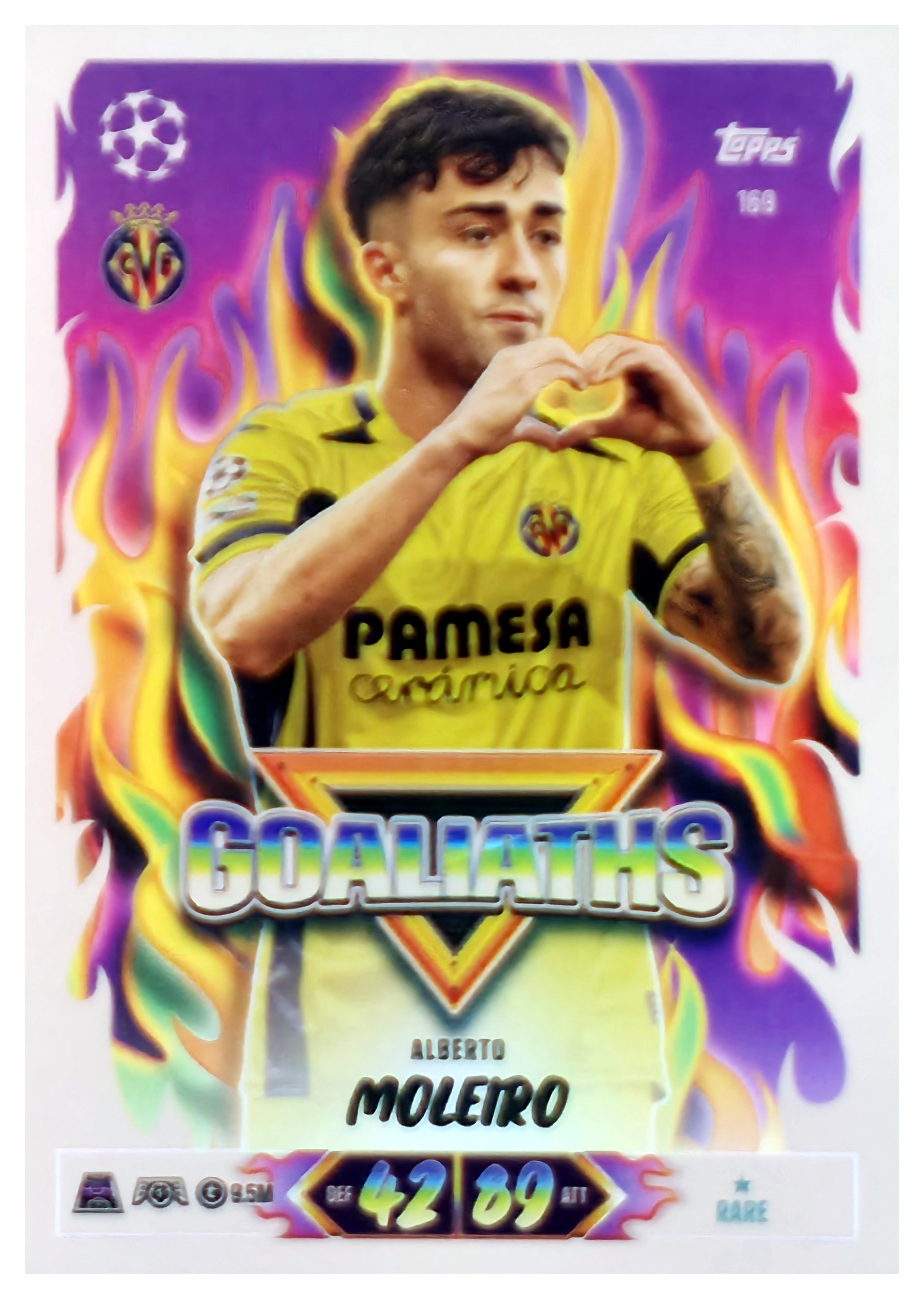 Alberto Moleiro - Topps Match Attax UEFA Club Competitions Goaliaths 2026-27, Nr. 169