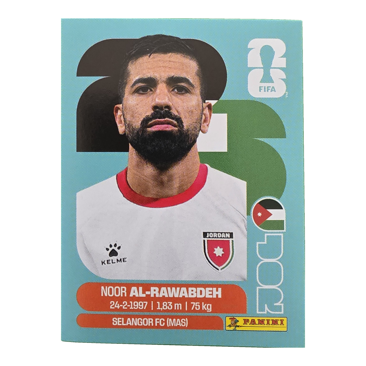 Noor Al-Rawabdeh - Jordanien, FIFA WM 2026, Nr. JOR11