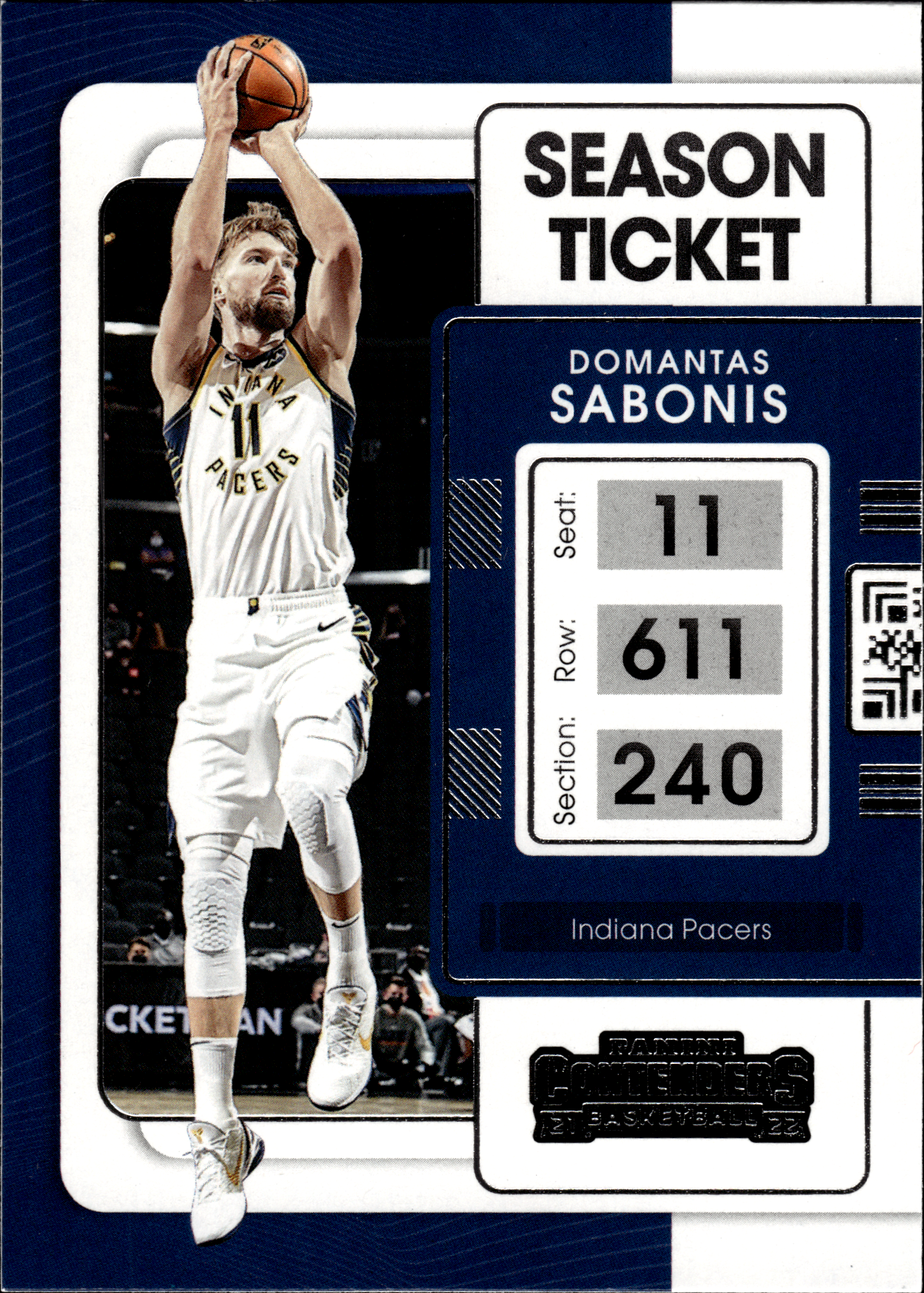 Domantas Sabonis - Panini Contenders Season Ticket 2021-22, Nr. 2 (Art.-Nr. SG103605)