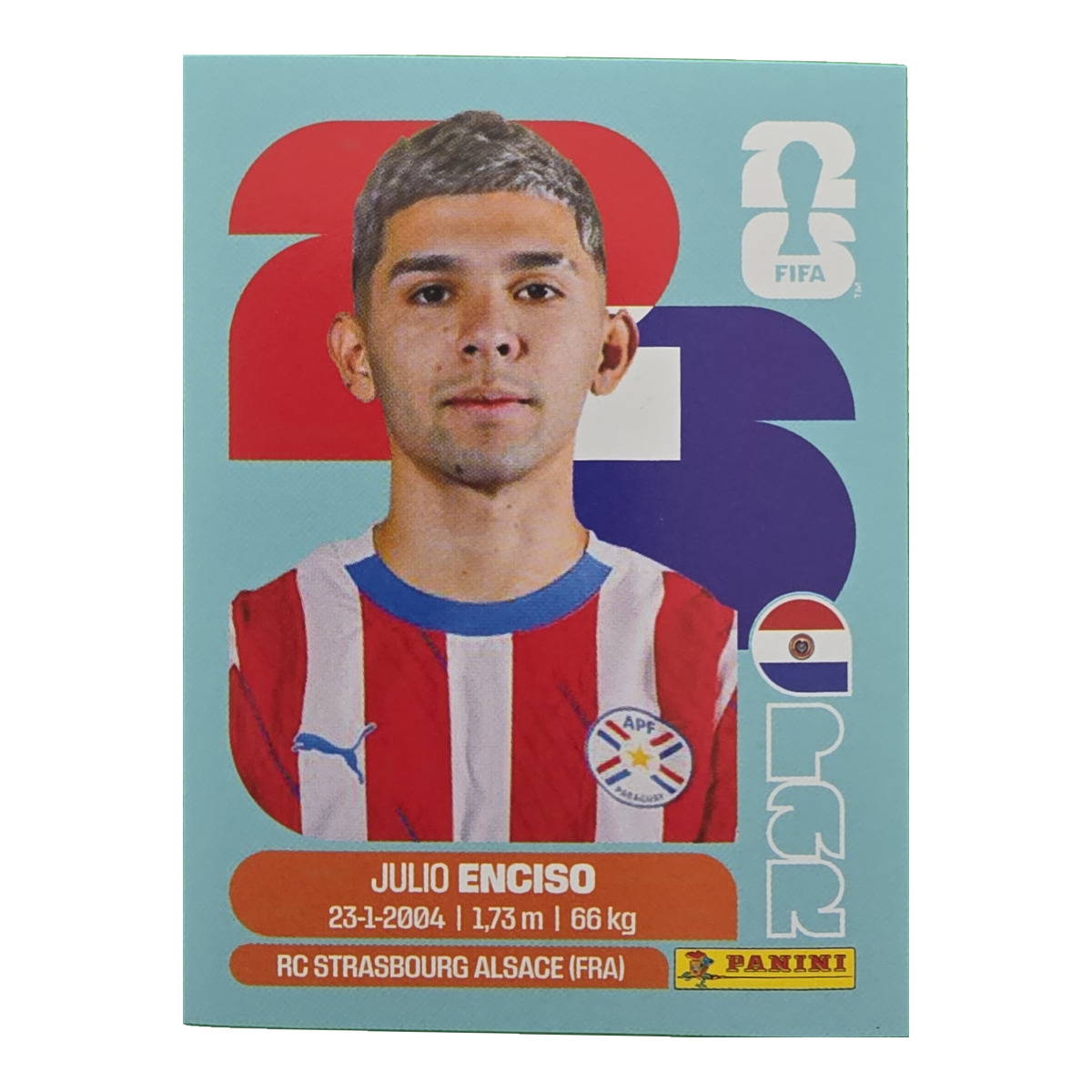 Julio Enciso - Paraguay, FIFA WM 2026, Nr. PAR15