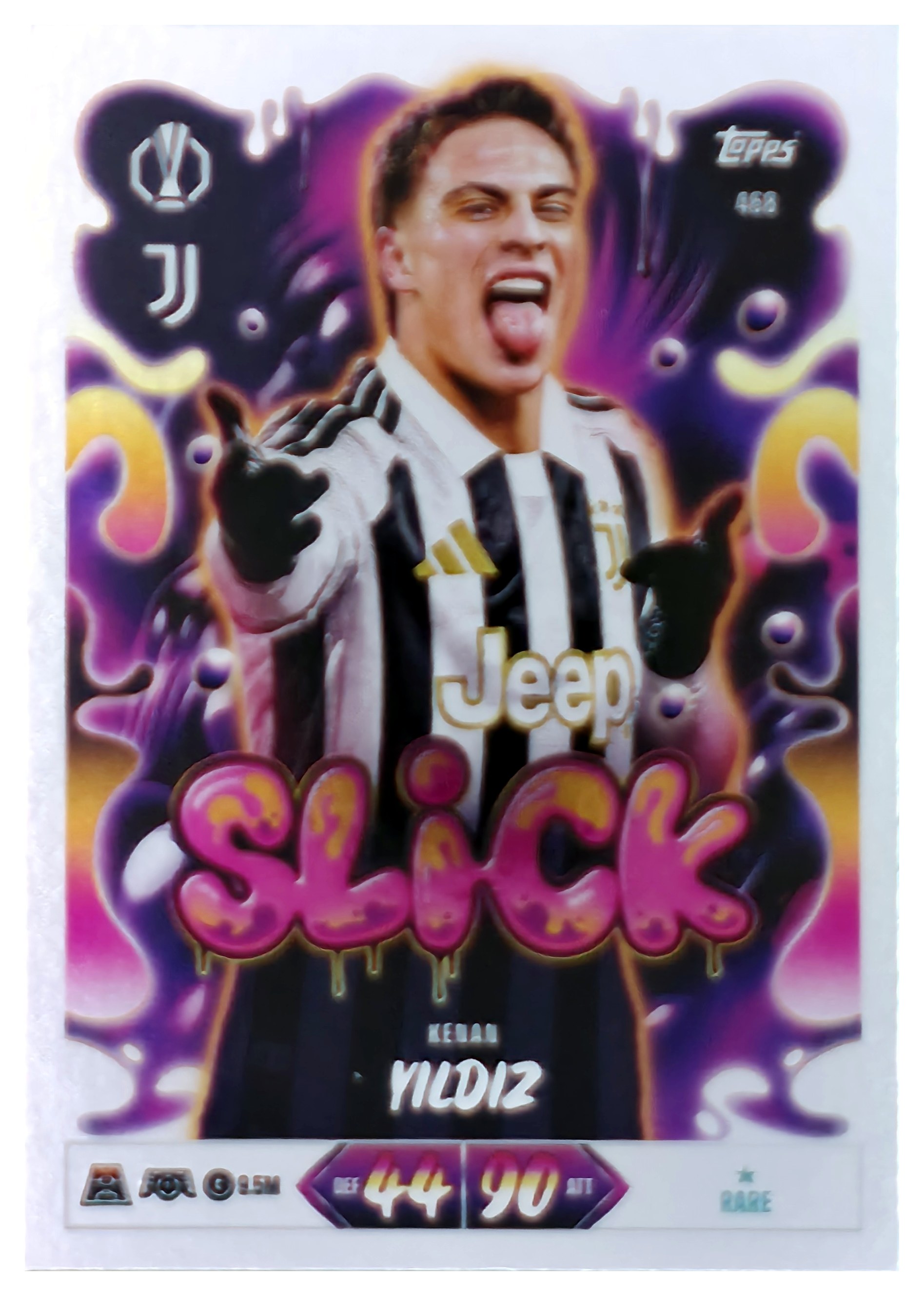 Kenan Yildiz - Topps Match Attax UEFA Club Competitions Slick 2026-27, Nr. 468 (Art.-Nr. SG107638)