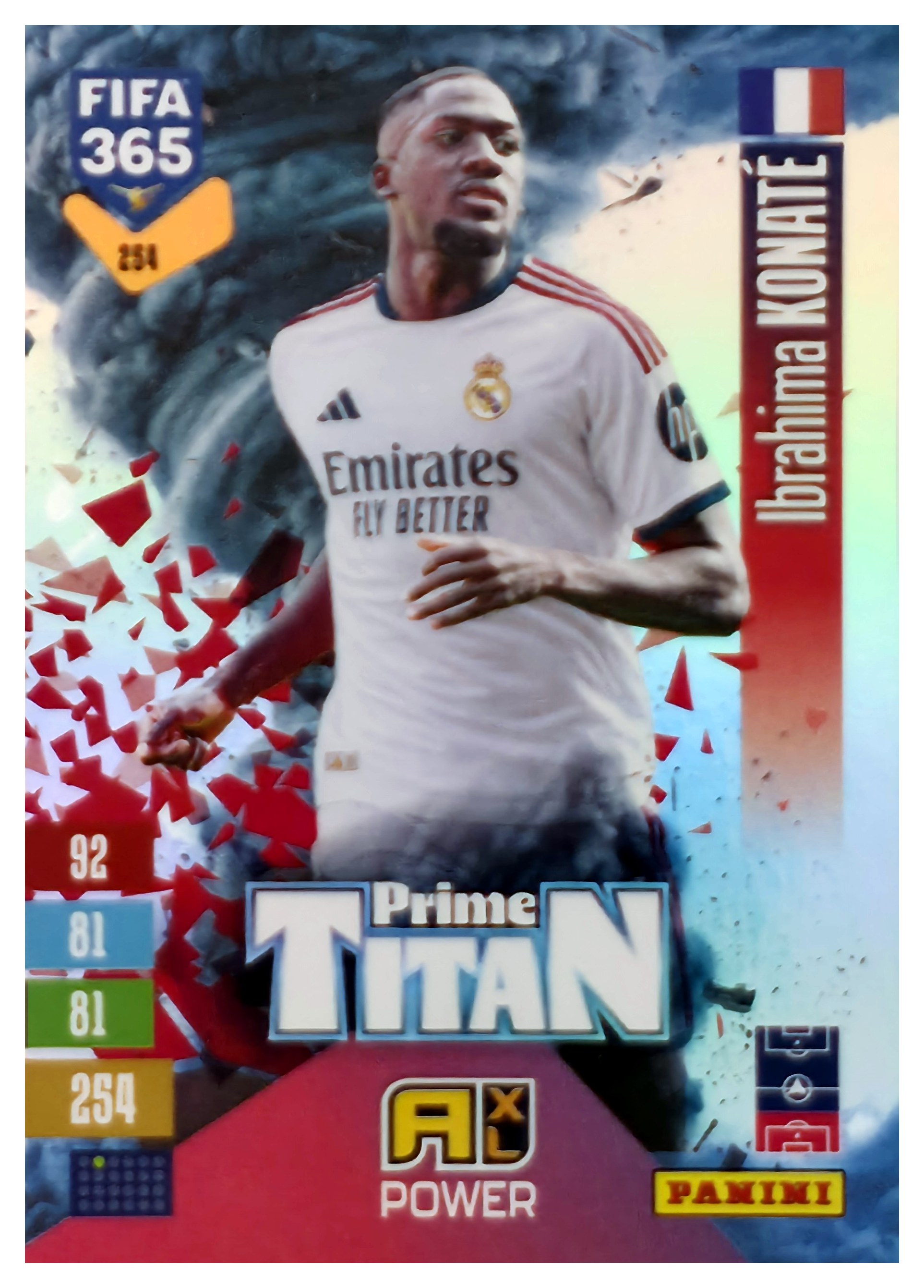 Ibrahima Konaté - Panini Adrenalyn XL FIFA 365 Prime Titan 2026-27, Nr. 254 – Insert (Art.-Nr. SG110671)