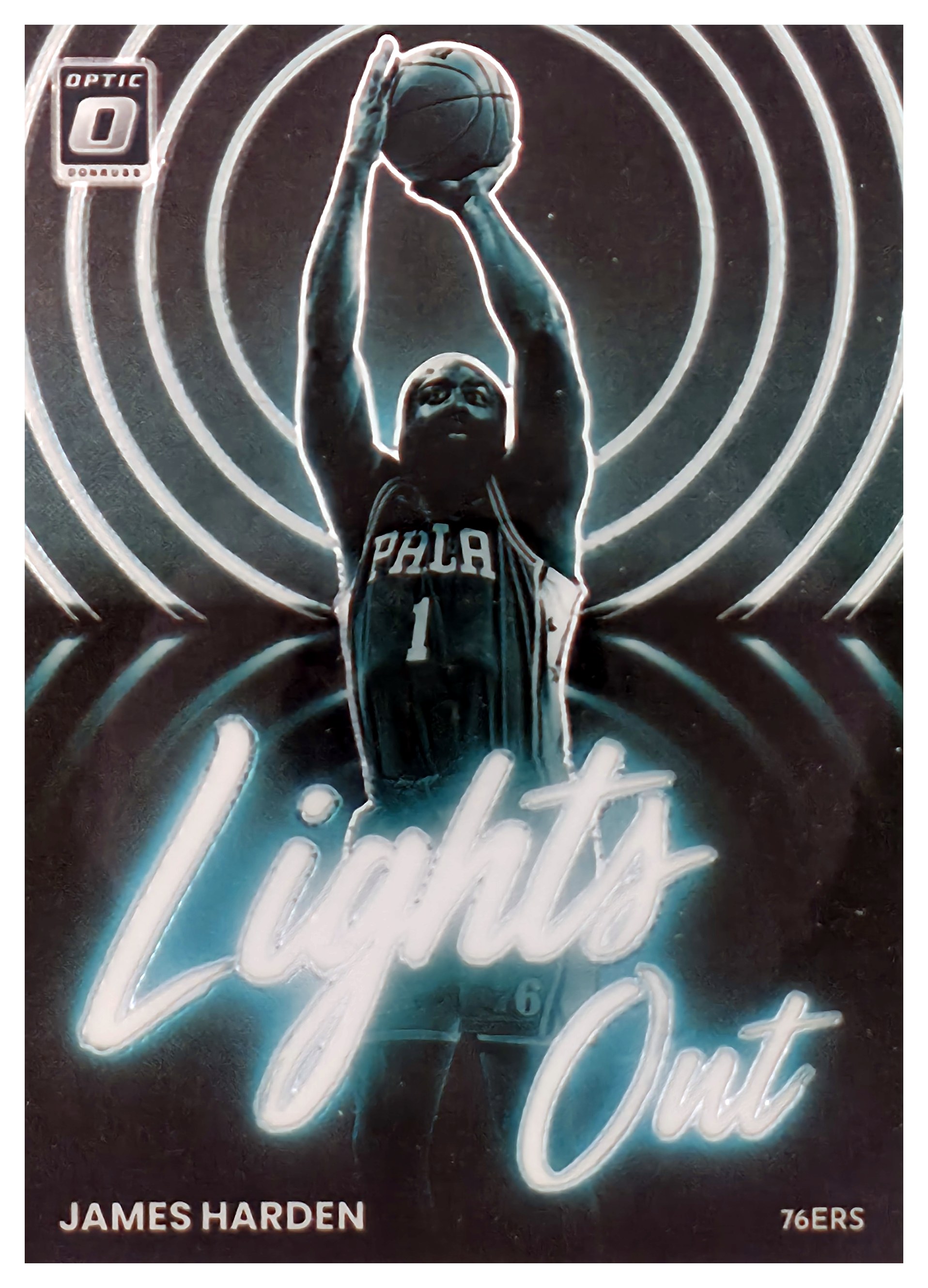 James Harden - Panini Donruss Optic Lights Out 2022-23, Nr. 9 (Art.-Nr. SG108624)