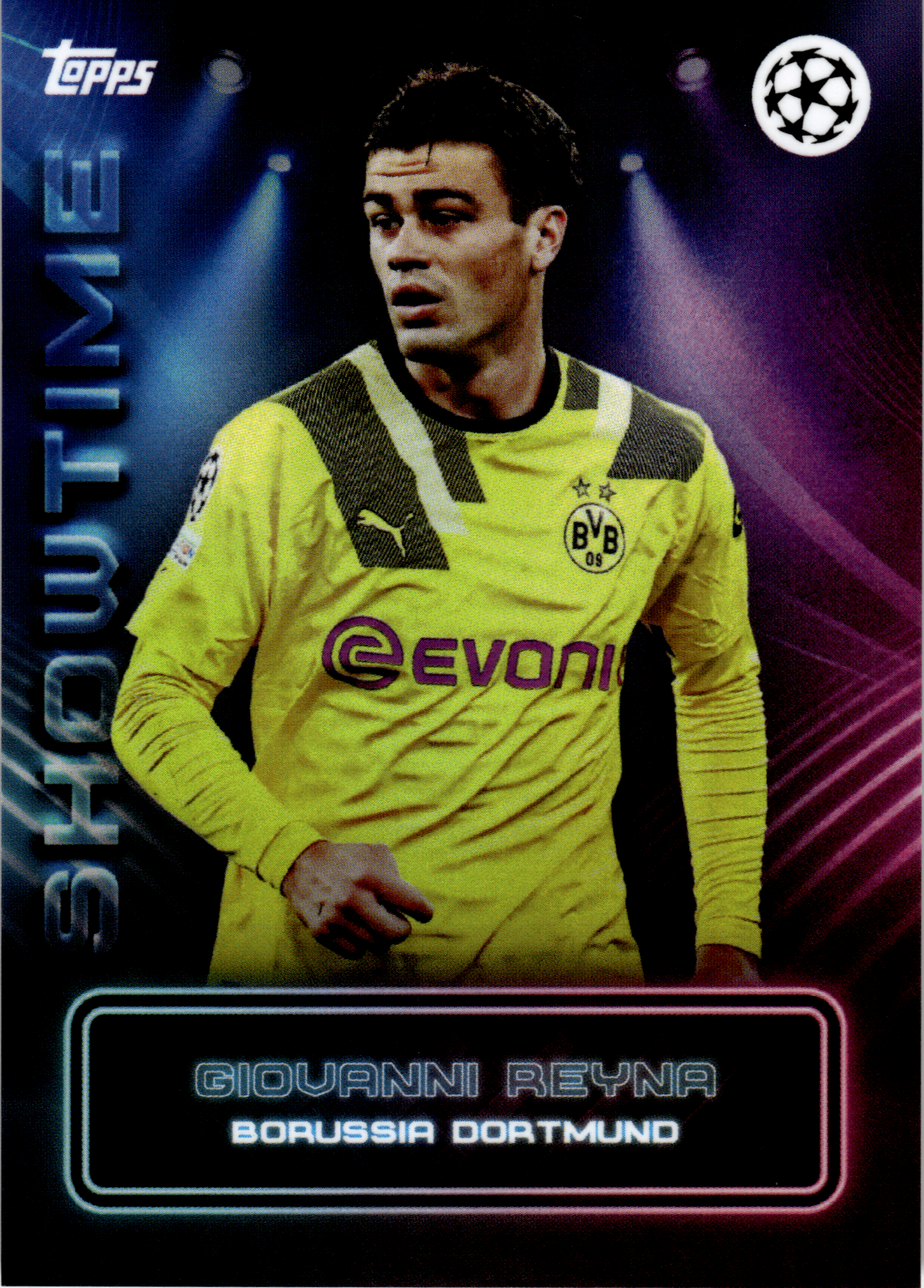 Giovanni Reyna - Topps UEFA Club Competitions Showtime 2023-24 (Art.-Nr. SG102958)