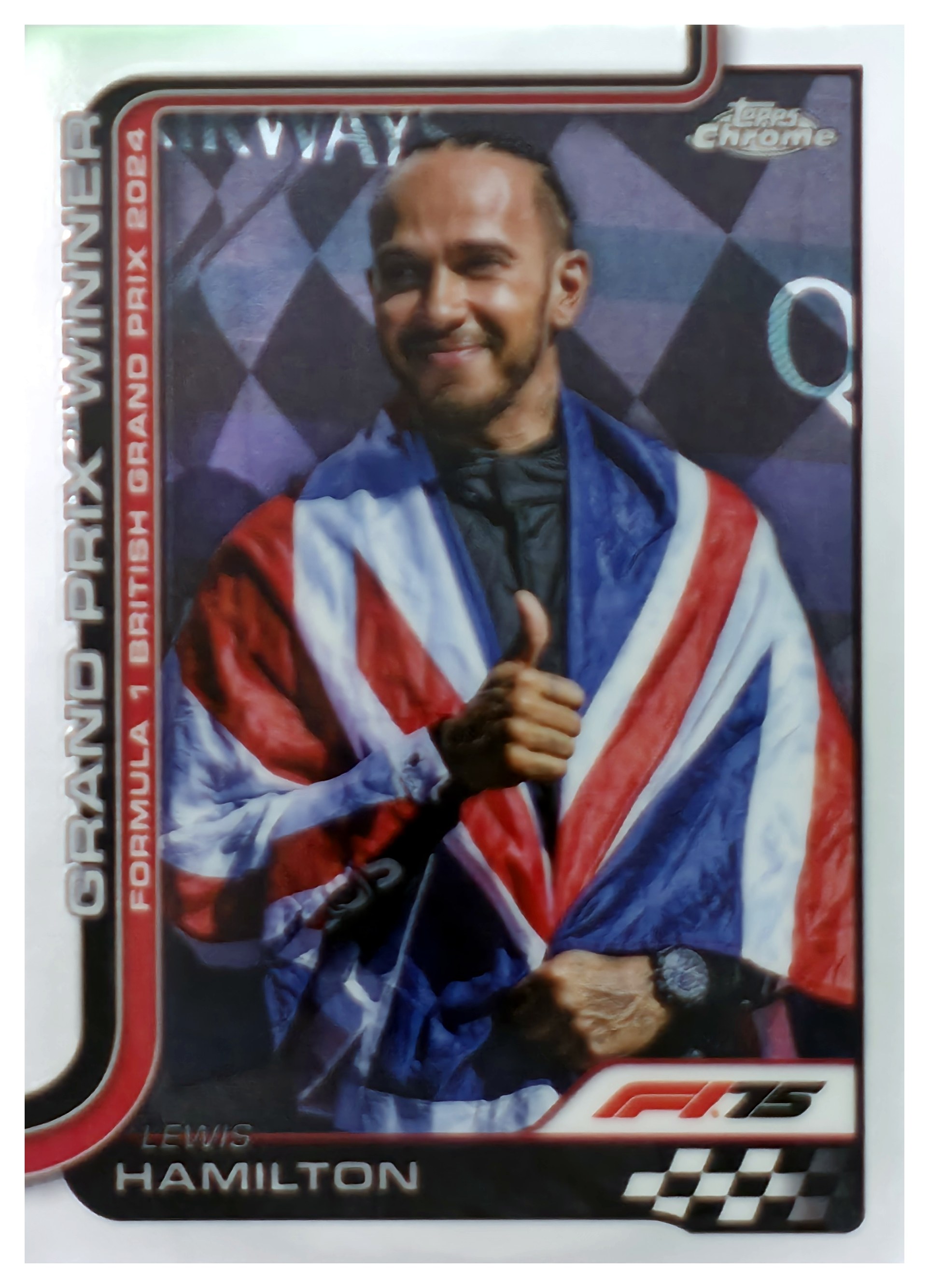 Lewis Hamilton - Topps Chrome Formula 1 Grand Prix Winner 2025, Nr. 104 (Art.-Nr. SG108991)