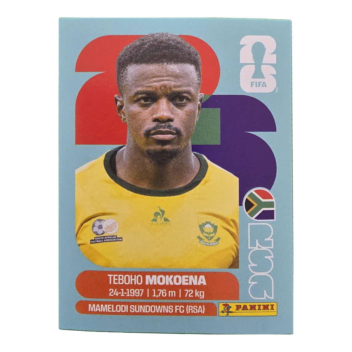 Teboho Mokoena - Republik Südafrika, FIFA WM 2026, Nr. RSA11