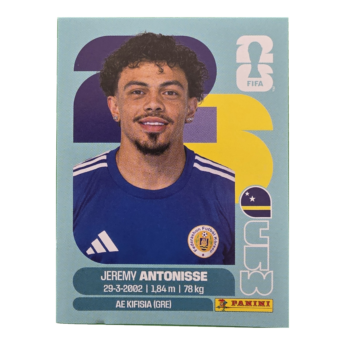 Jeremy Antonisse - Curaçao, FIFA WM 2026, Nr. CUW18