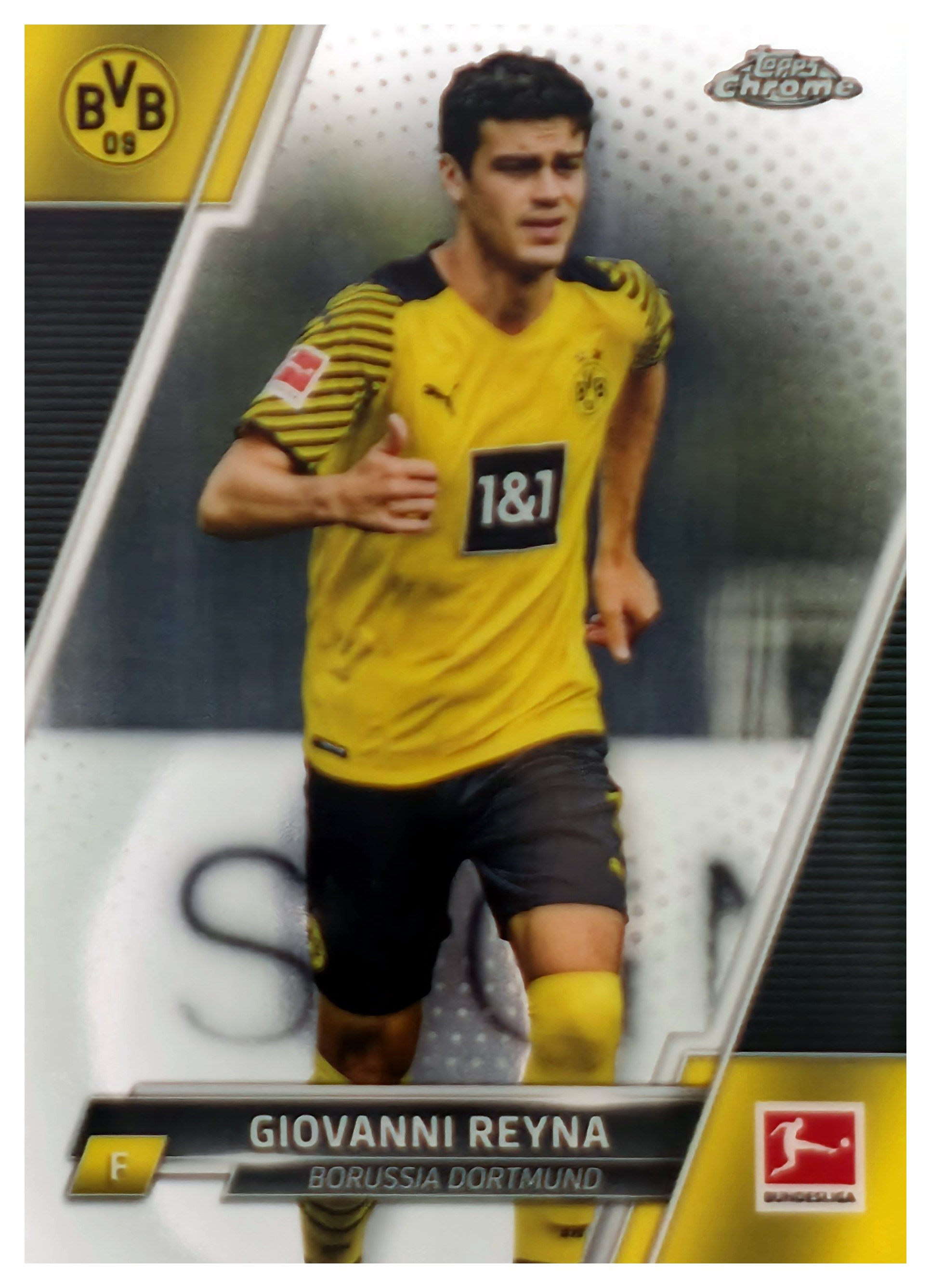 Giovanni Reyna - Topps Chrome Bundesliga Base Set 2021-22, Nr. 29 (Art.-Nr. SG109520)