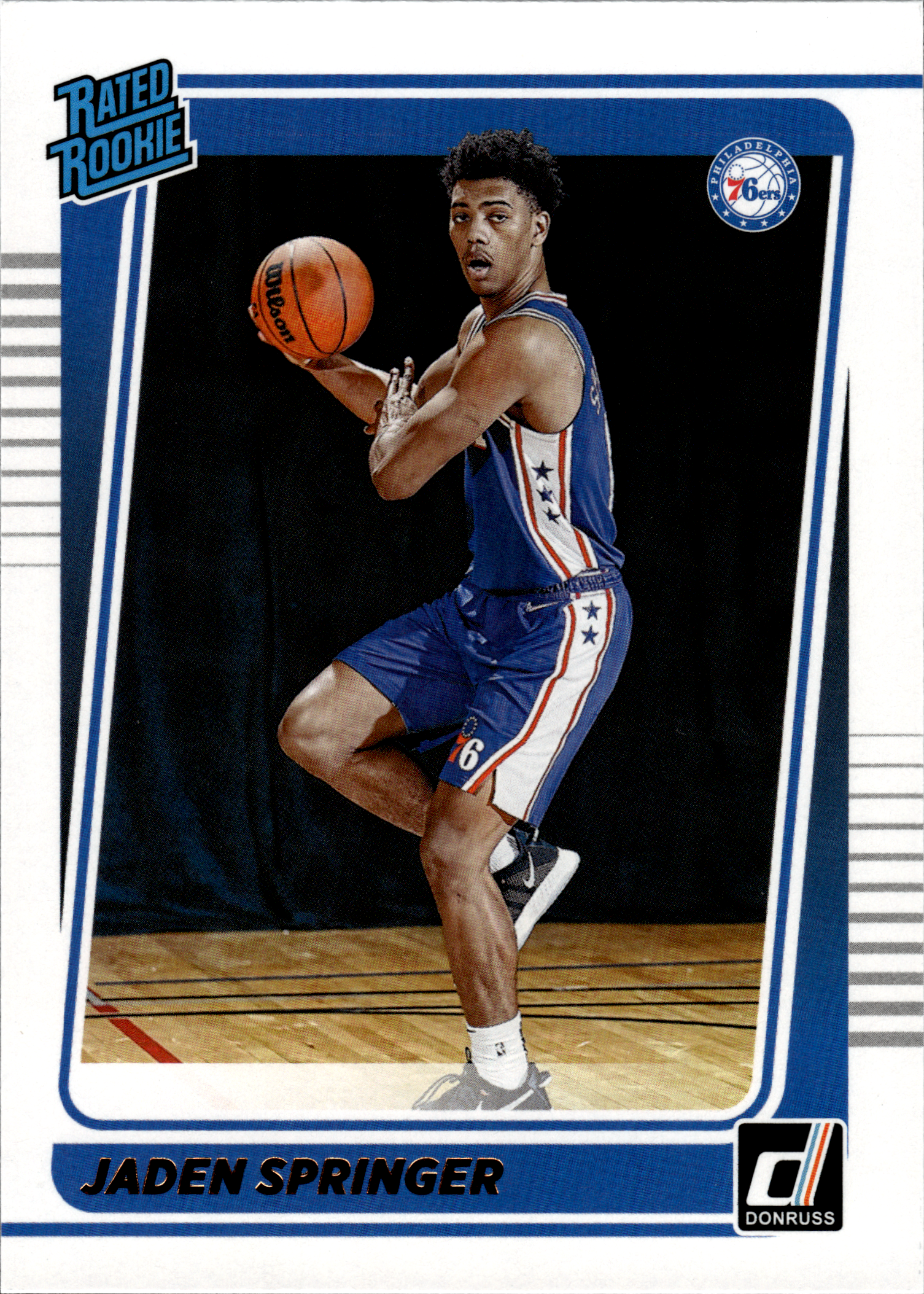 Jaden Springer - Panini Donruss Rated Rookie 2021-22, Nr. 247 (Art.-Nr. SG103334)