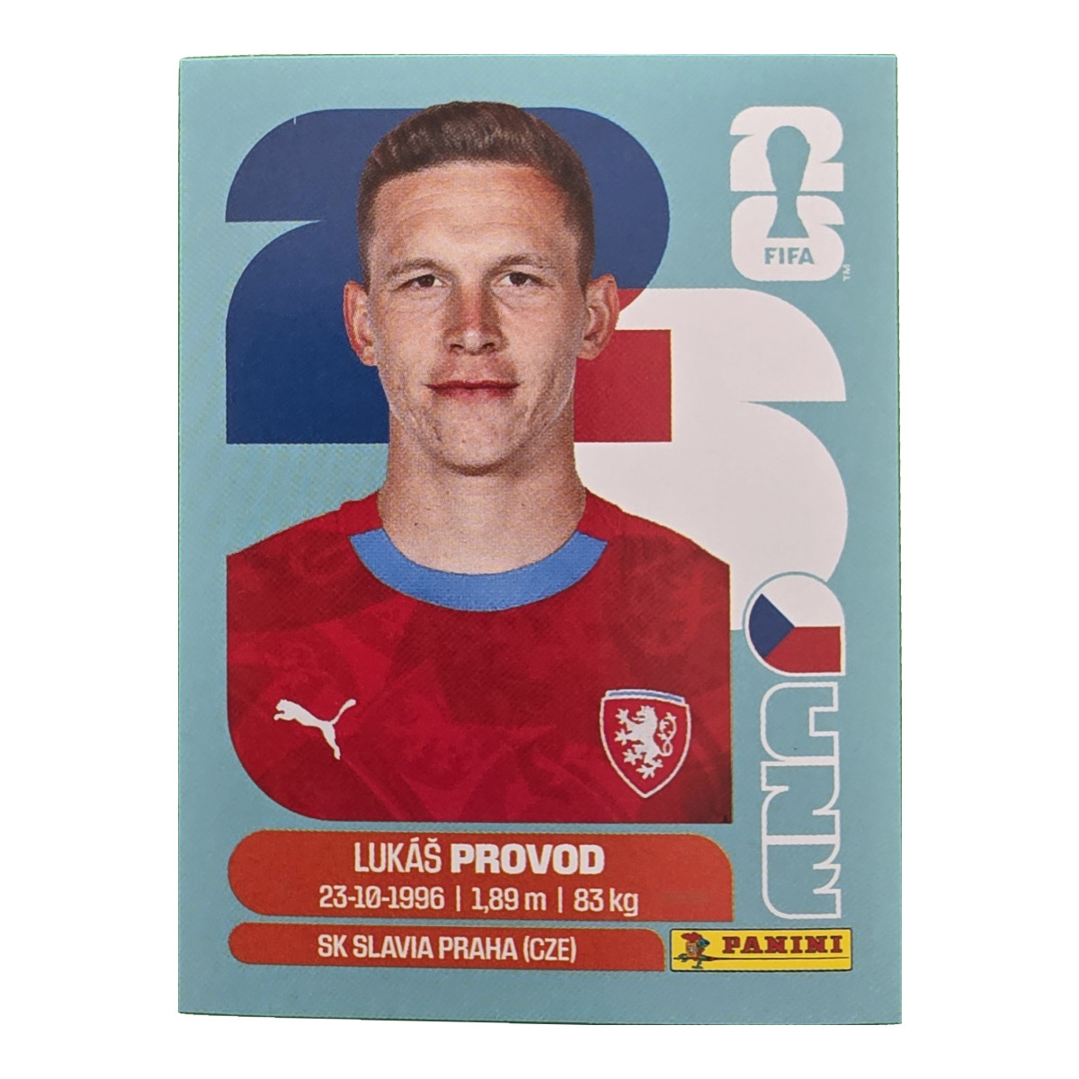 Lukas Provod - Tschechische Republik, FIFA WM 2026, Nr. CZE10