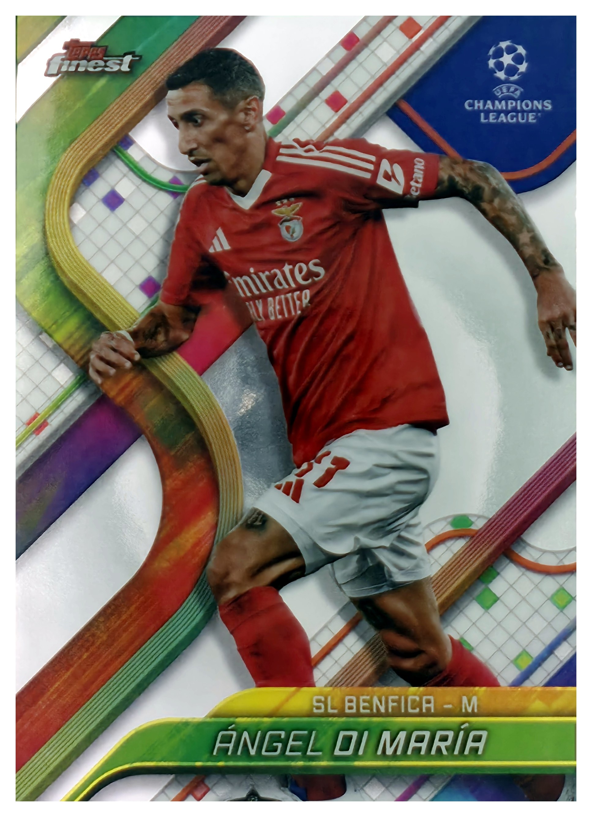 Ángel Di María - Topps Finest UEFA Club Competitions Base Set 2024-25, Nr. 126 (Art.-Nr. SG108171)