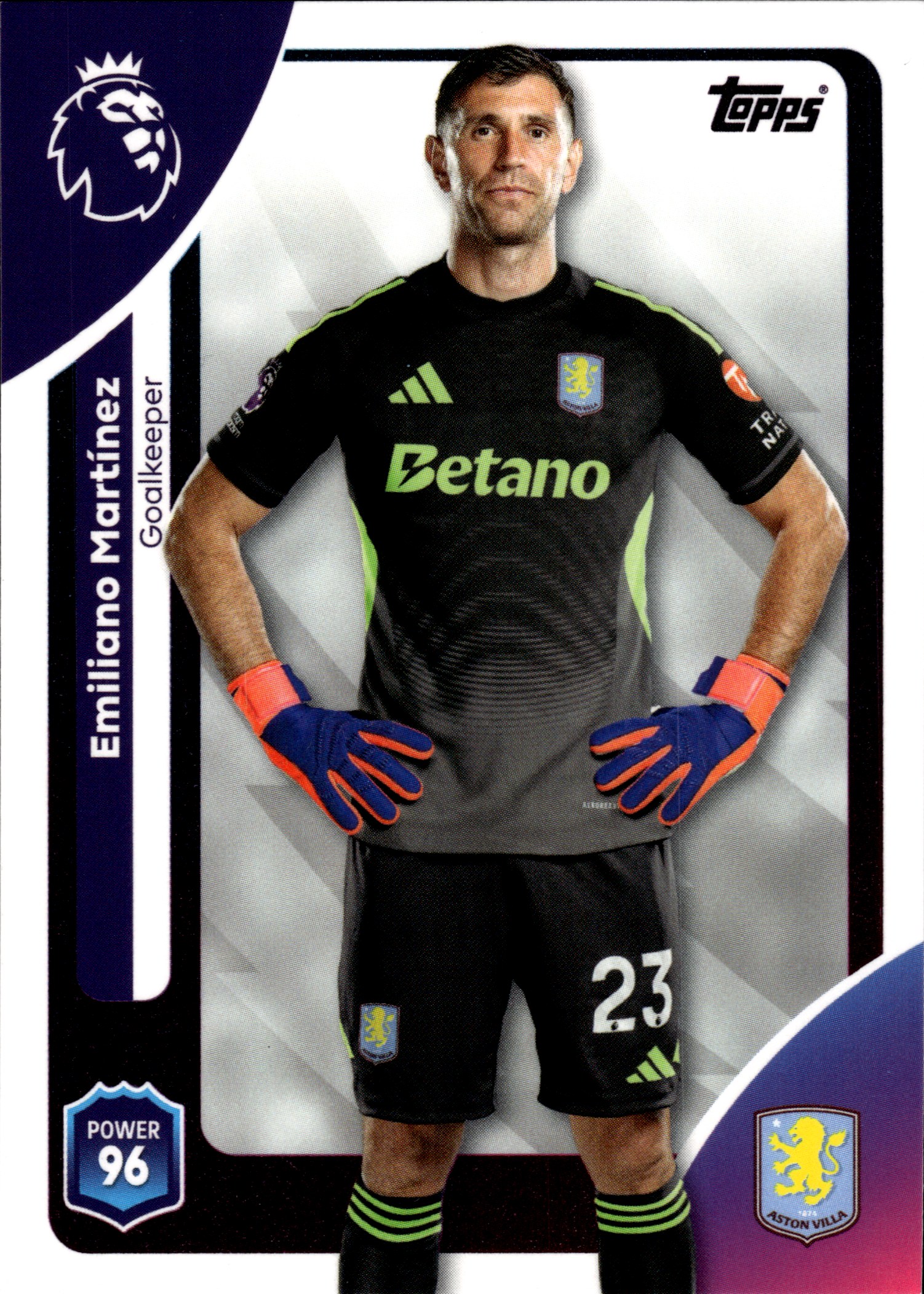 Emiliano Martínez - Topps Match Attax Premier League Base Set 2025-26, Nr. 20 (Art.-Nr. SG109910)