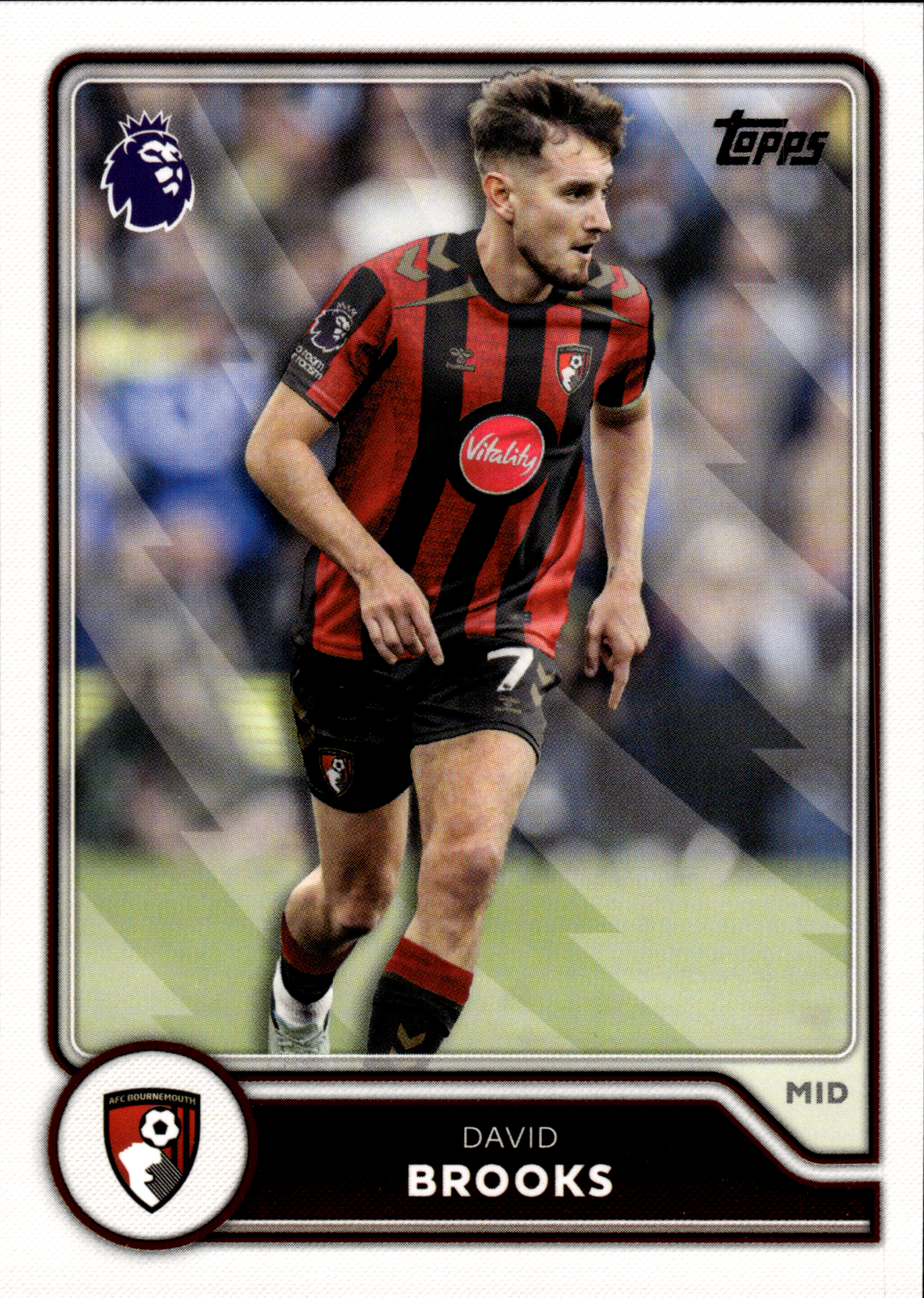 David Brooks - Topps Flagship Premier League Base Set 2026-27, Nr. 55 (Art.-Nr. SG104694)