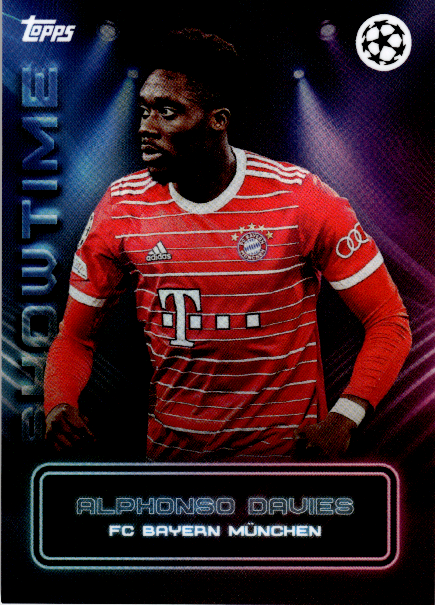 Alphonso Davies - Topps UEFA Club Competitions Showtime 2023-24 (Art.-Nr. SG102957)